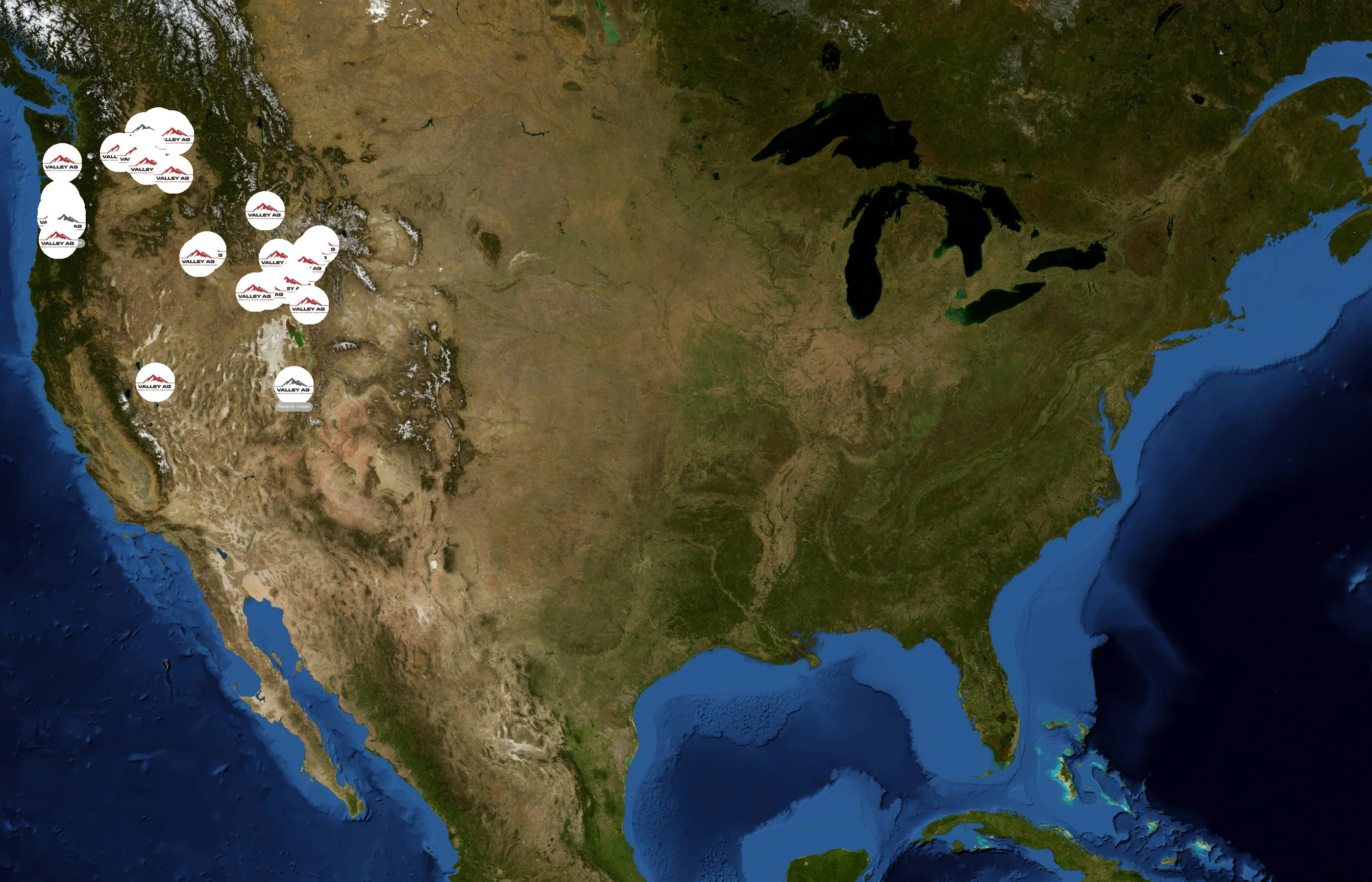 Valley Agronomics state distribution