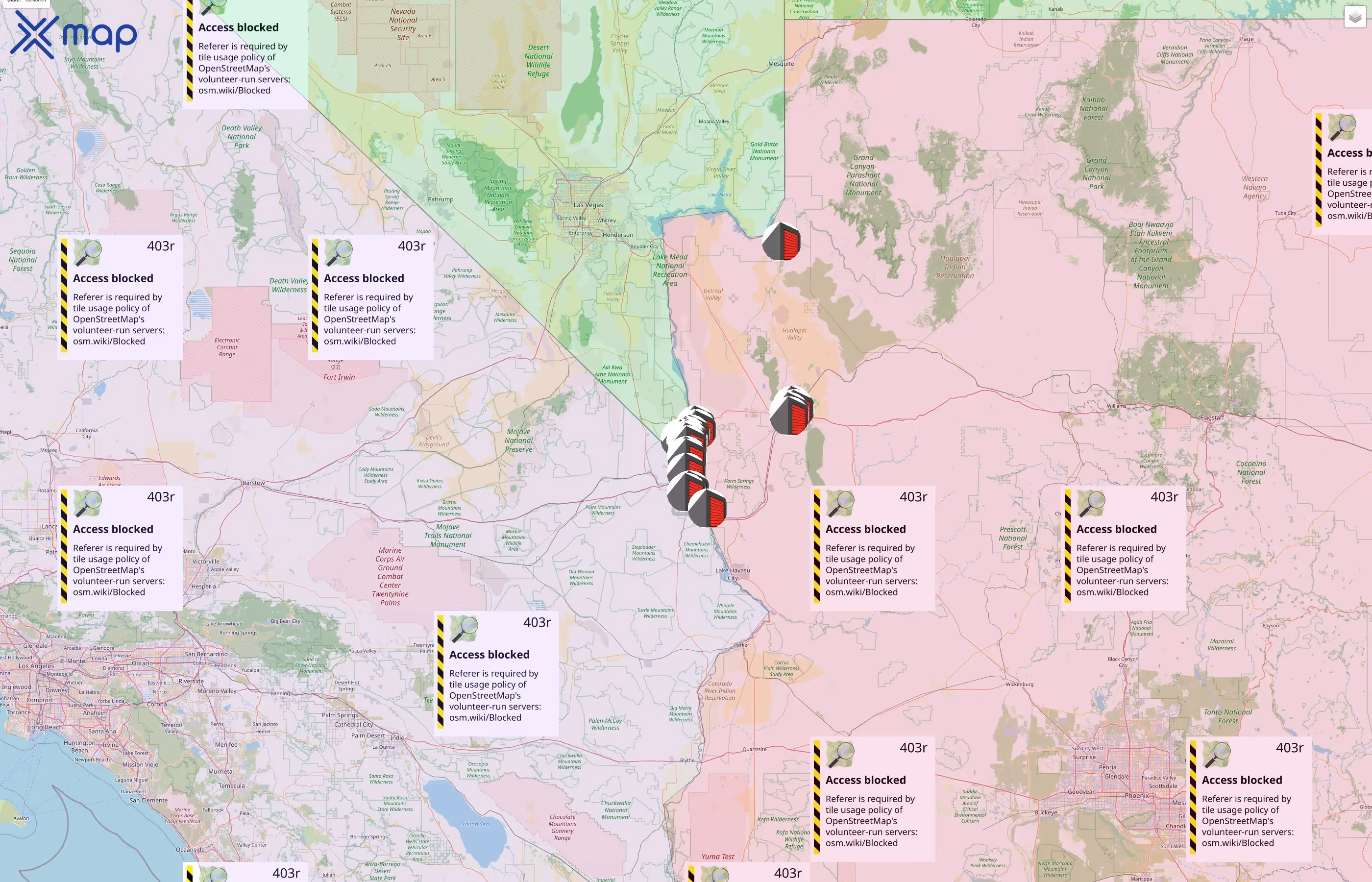 Mohave Storage street hotspots