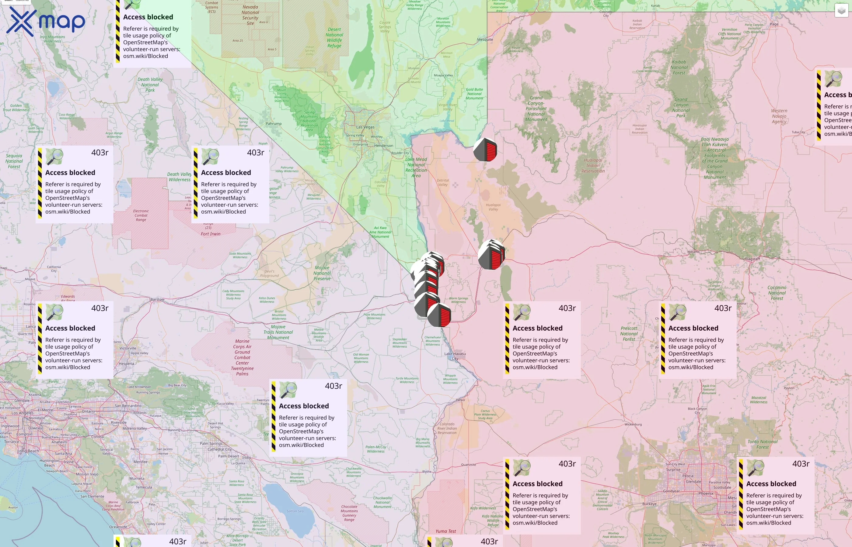 Mohave Storage street hotspots