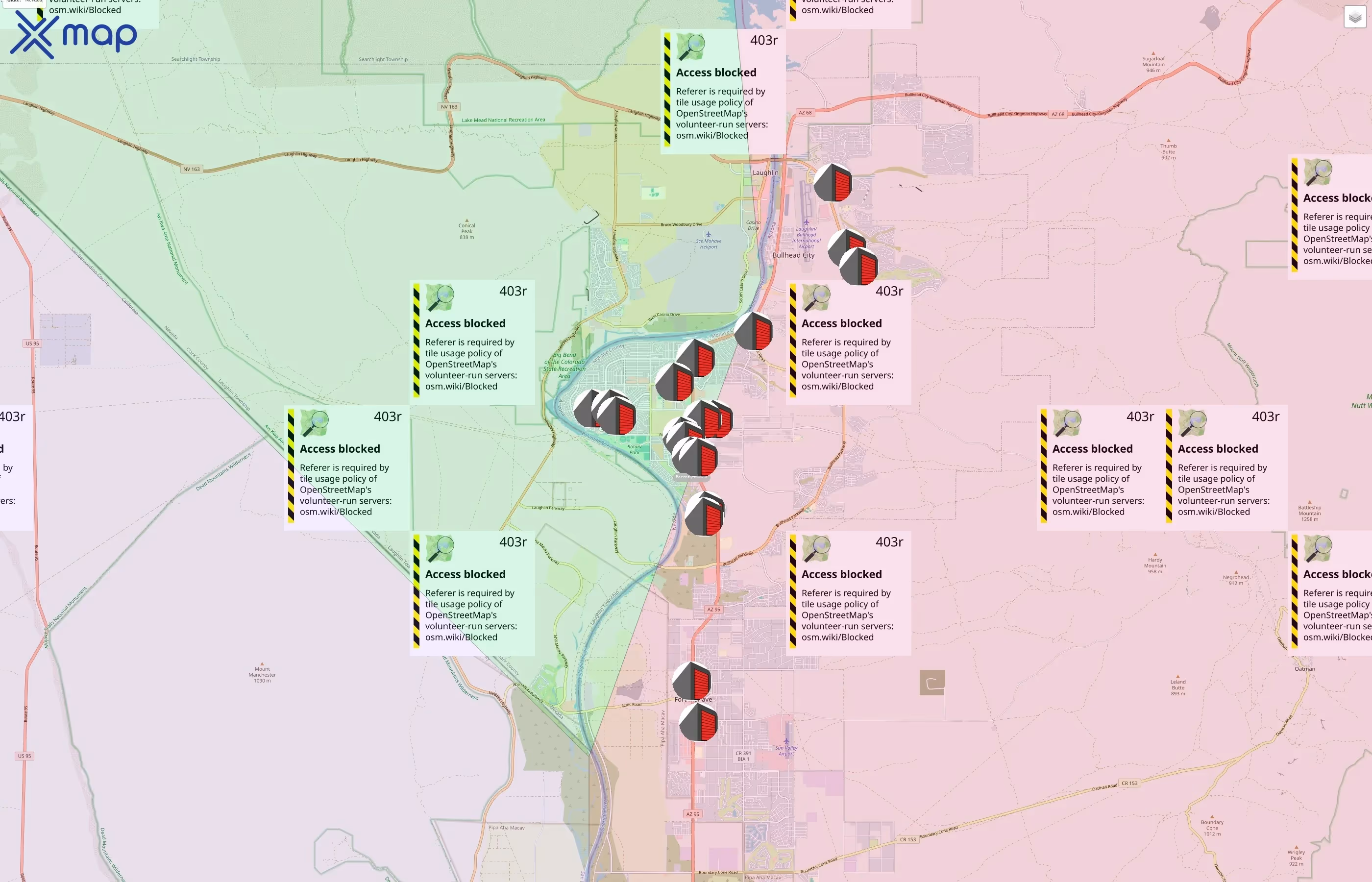 Mohave Storage traffic data