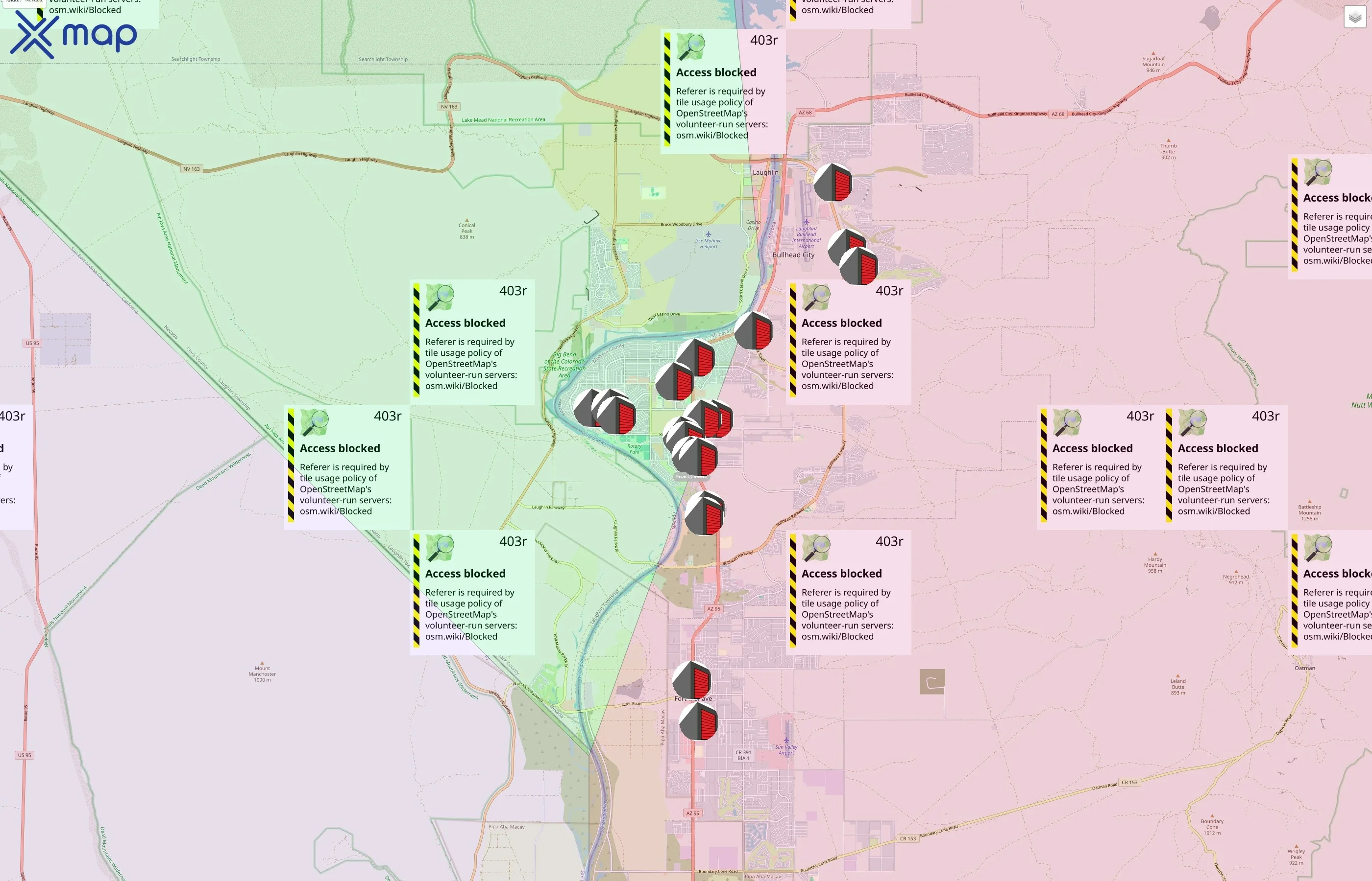 Mohave Storage traffic data
