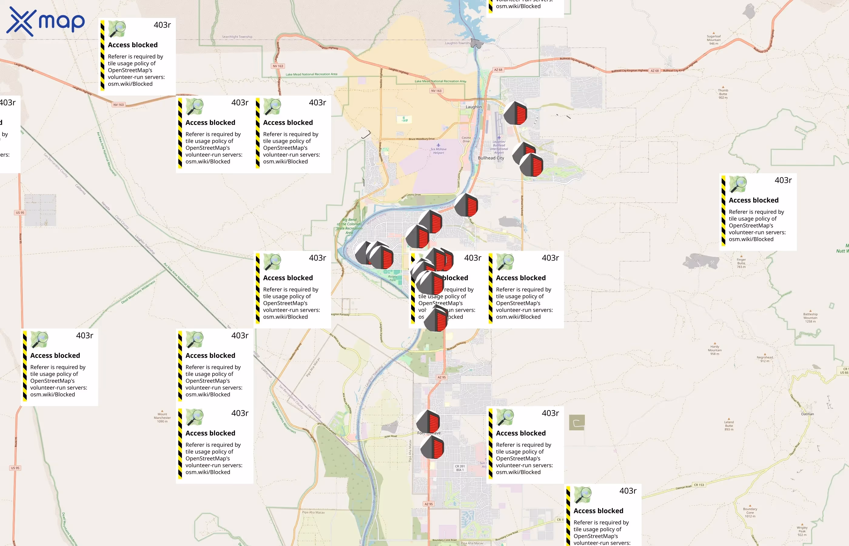 Mohave Storage area coverage