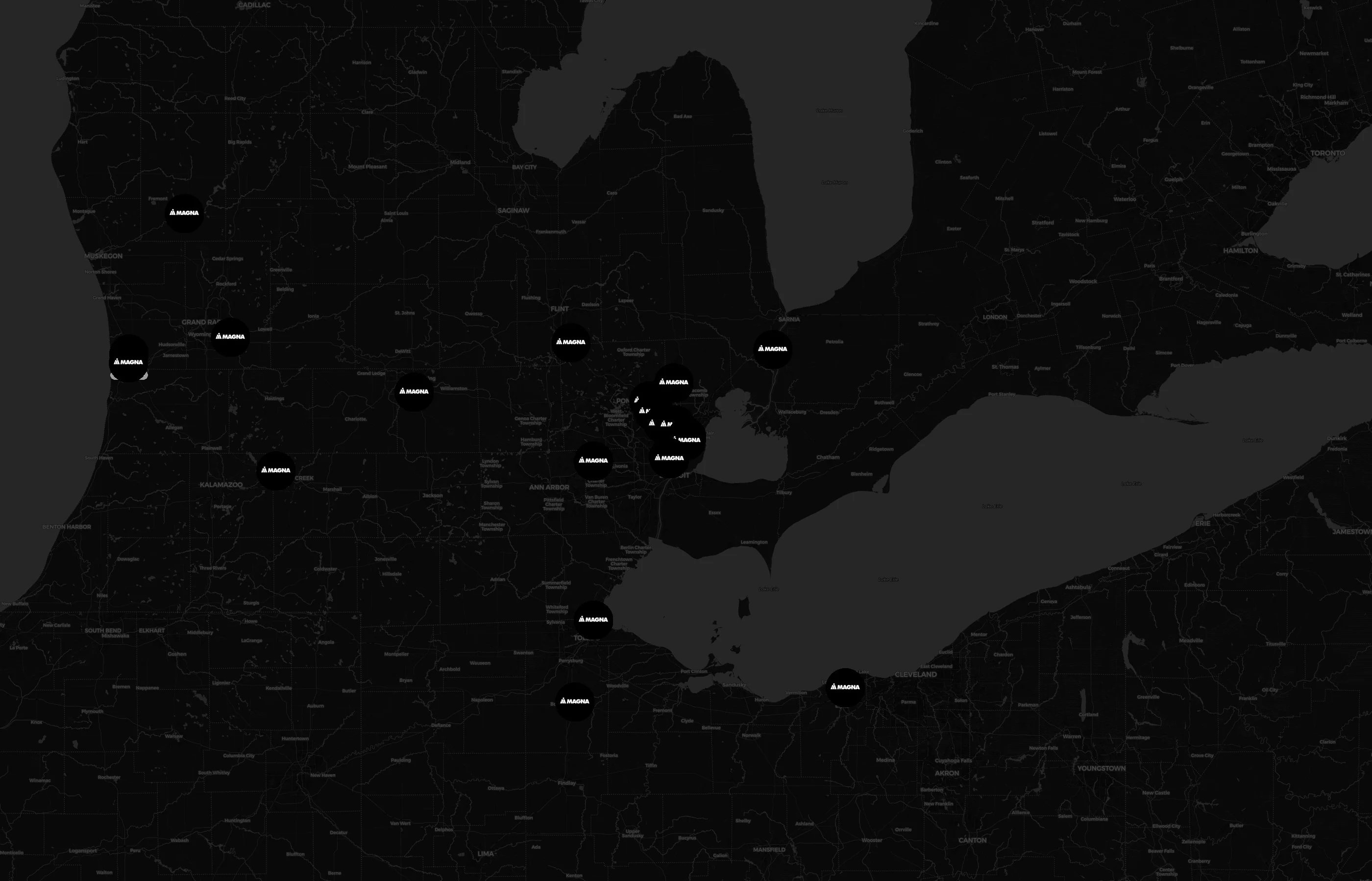 Magna International city distribution
