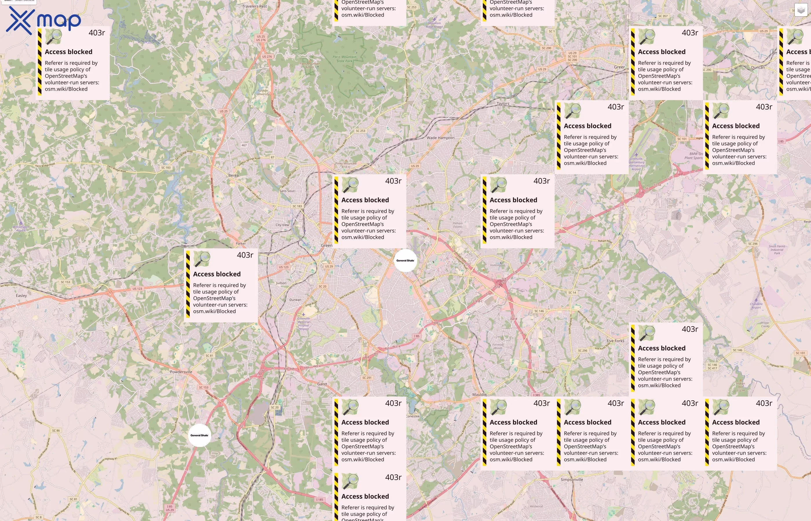 General Shale traffic data