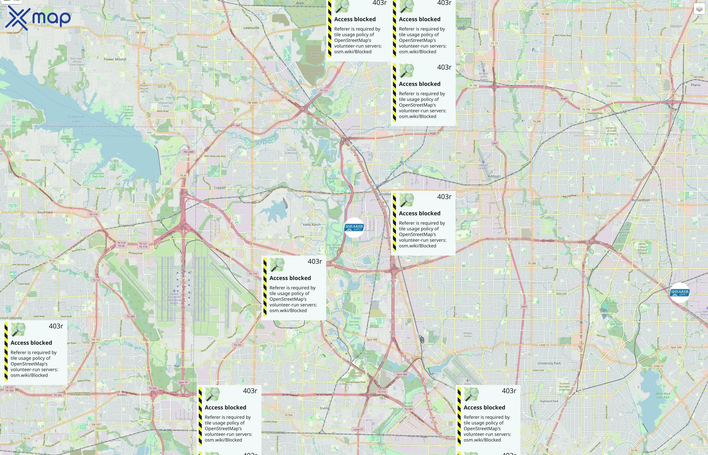 Shearer Supply traffic data