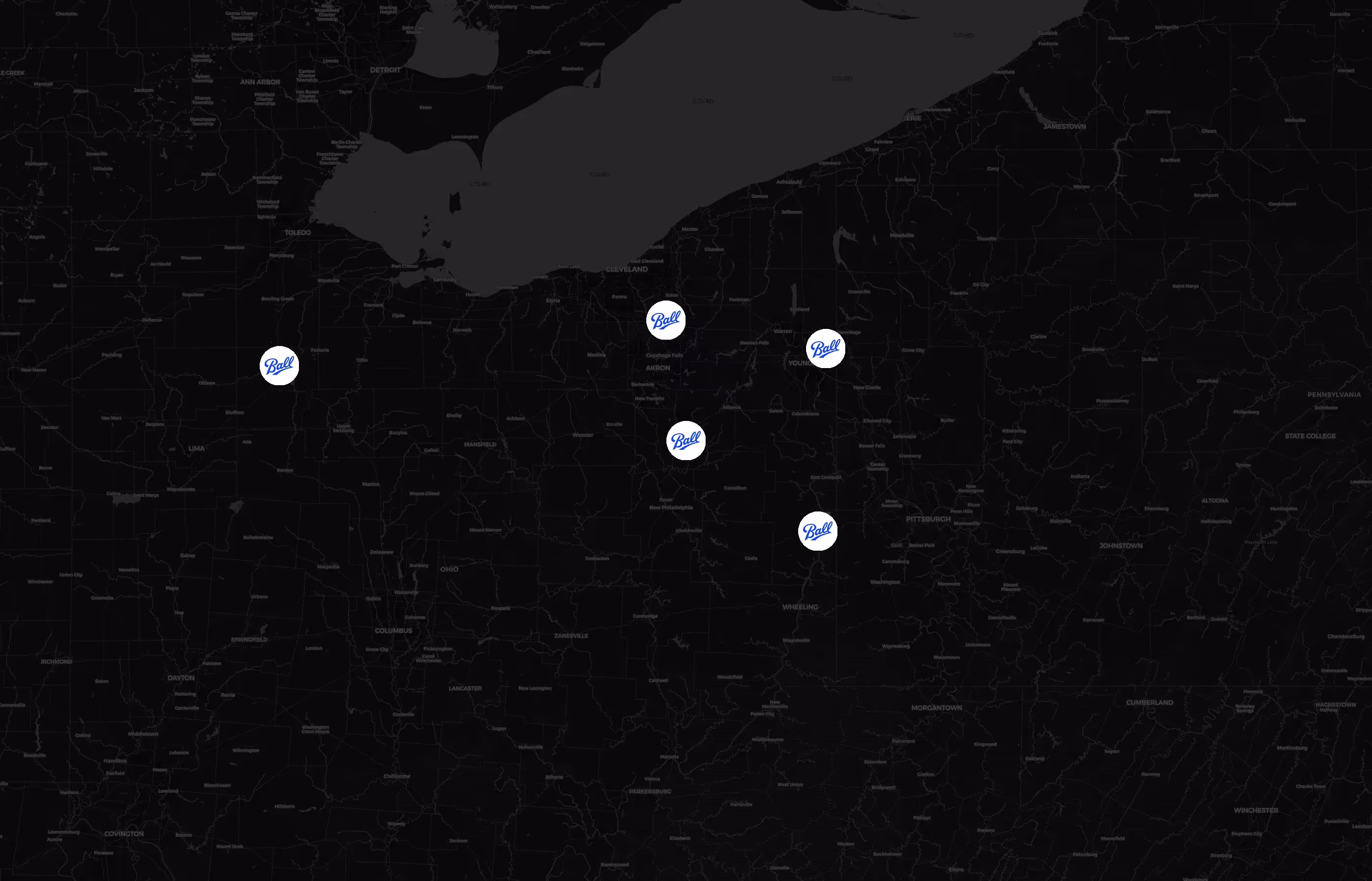 Ball Corporation city distribution