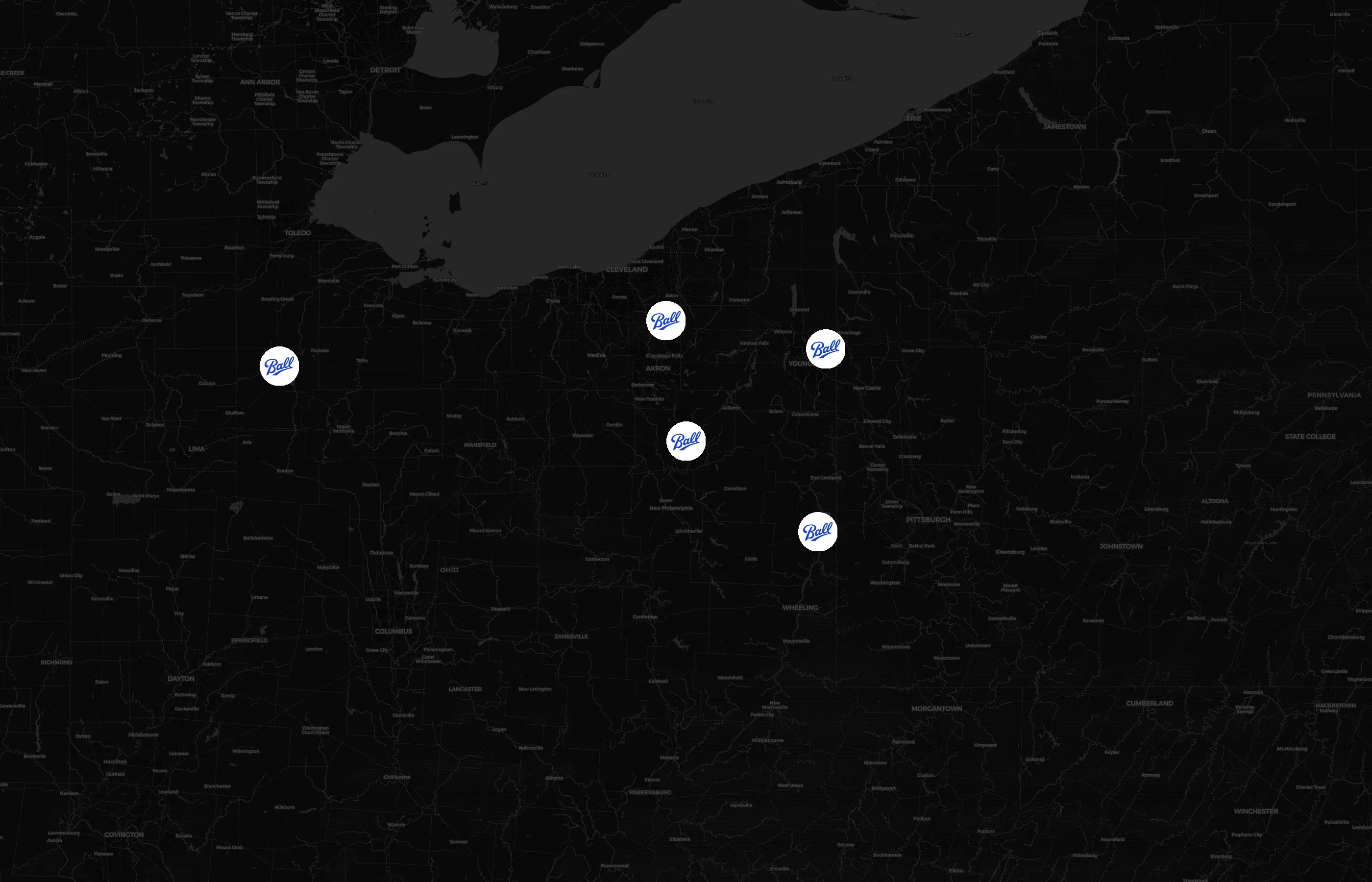 Ball Corporation city distribution