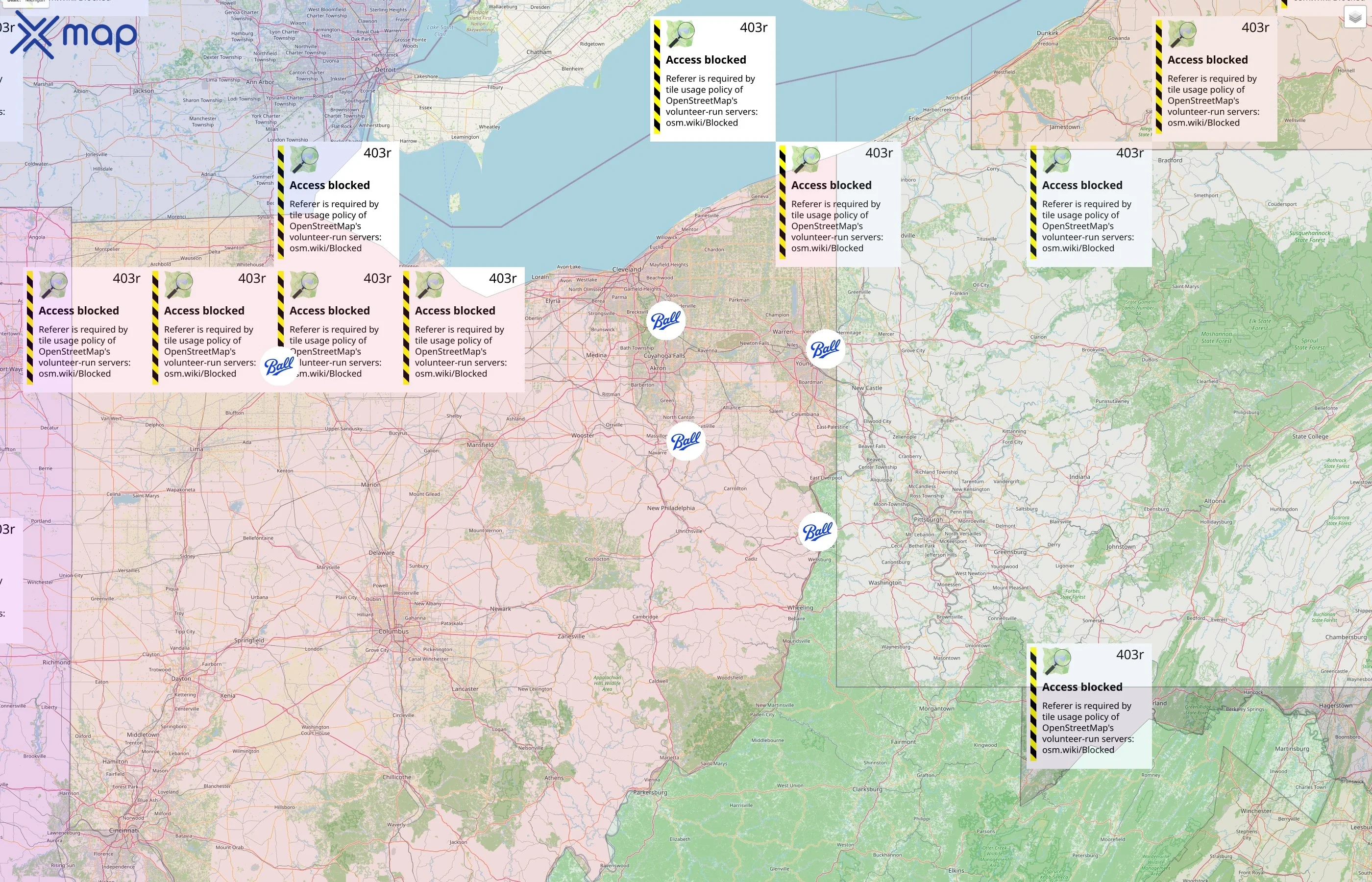 Ball Corporation street hotspots
