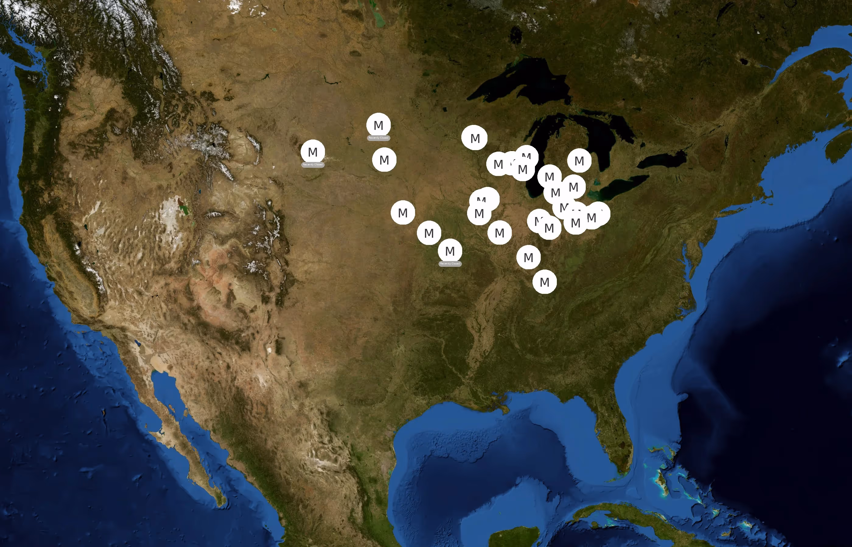 Menards Self Storage state distribution