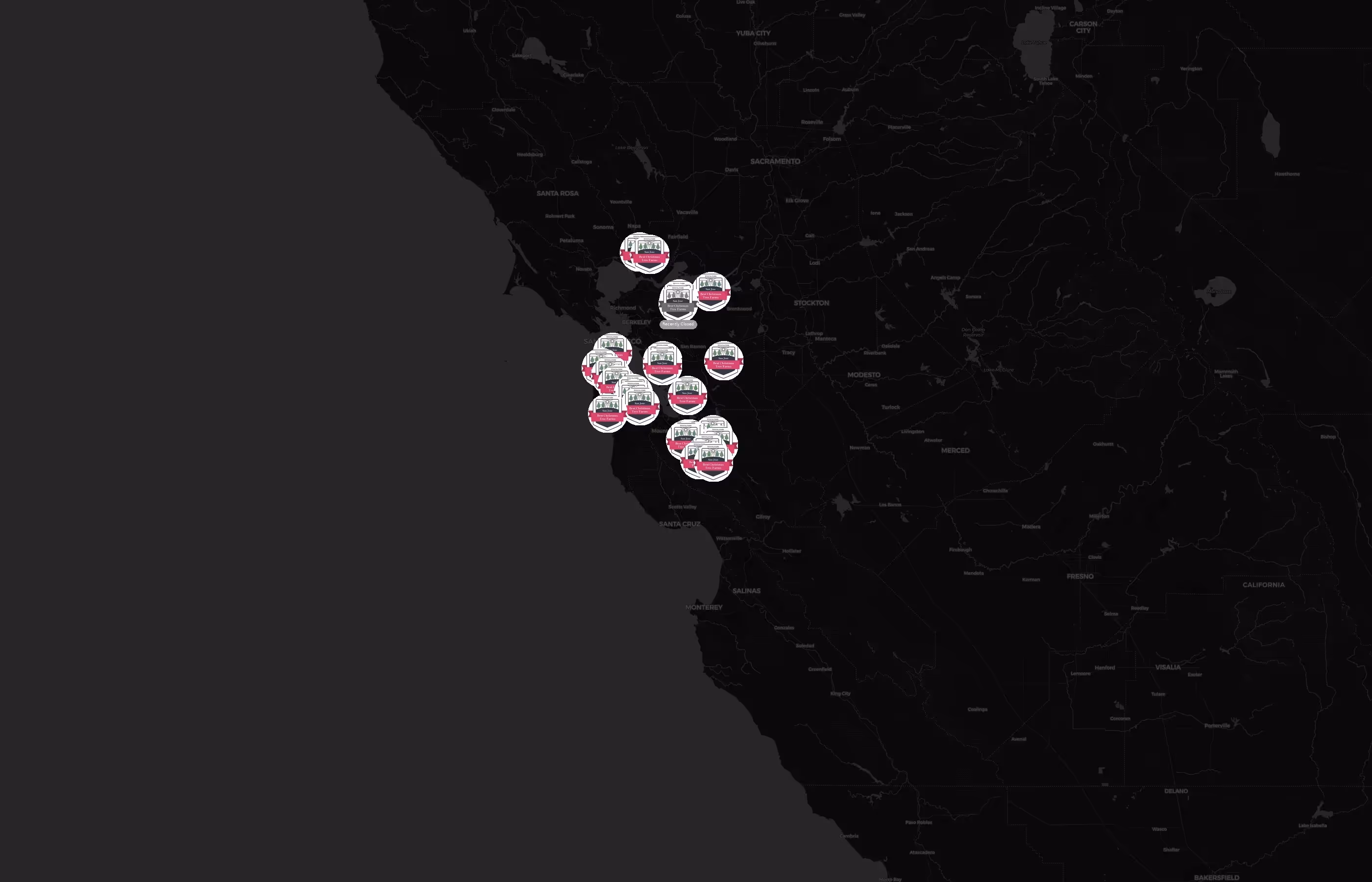 ABC Tree Farms city distribution