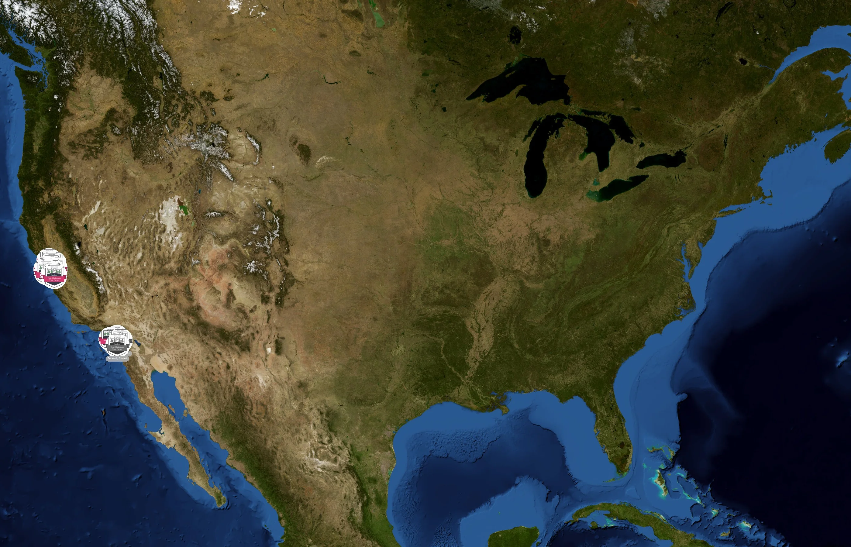 ABC Tree Farms state distribution