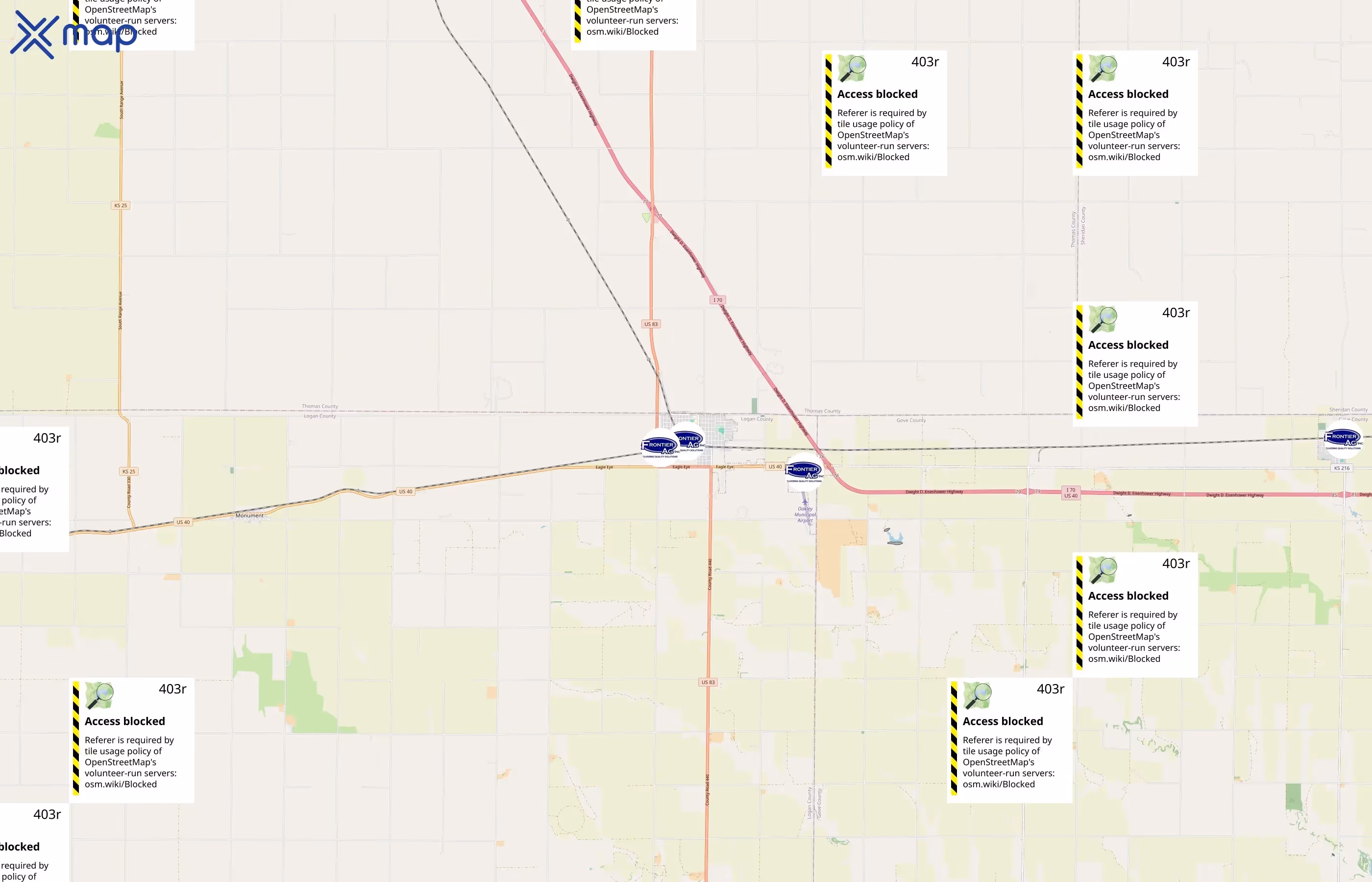 Frontier Ag Inc area coverage