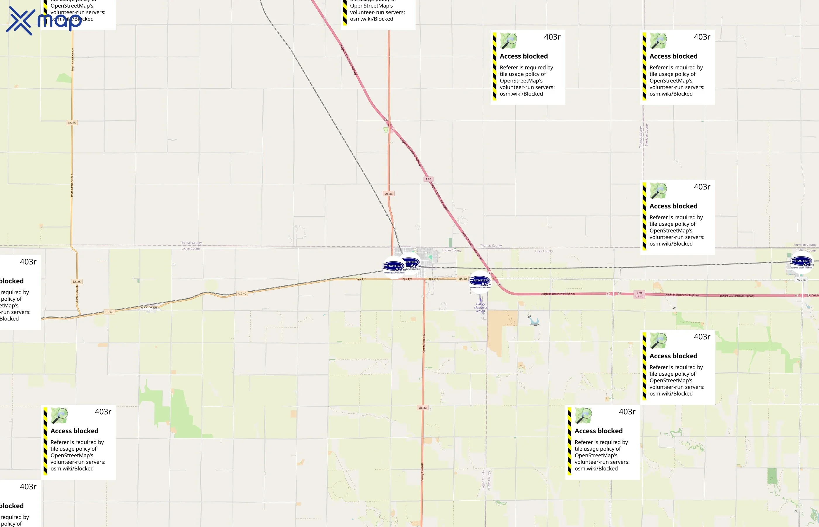 Frontier Ag Inc area coverage