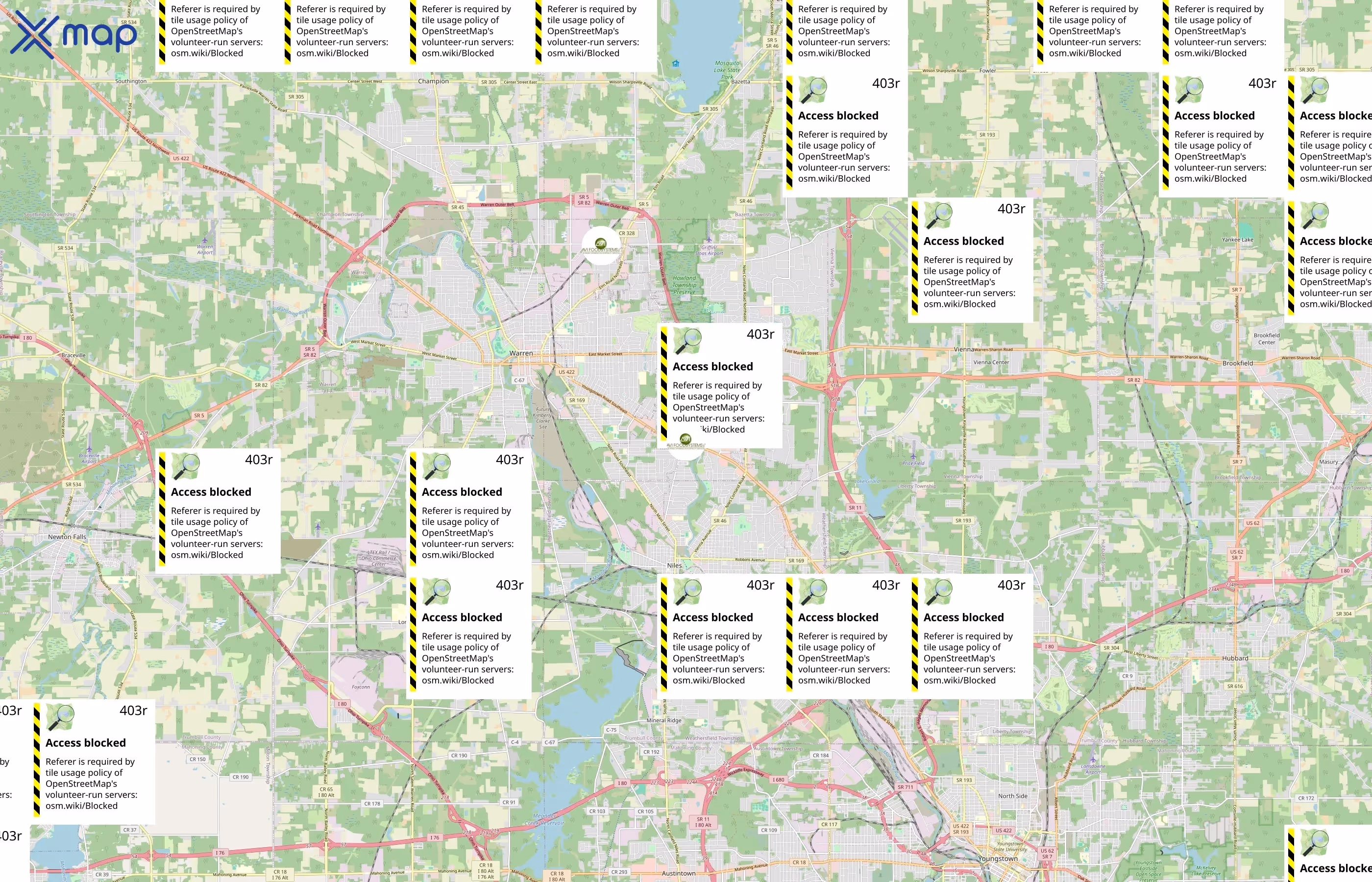 AVI Foodsystems area coverage