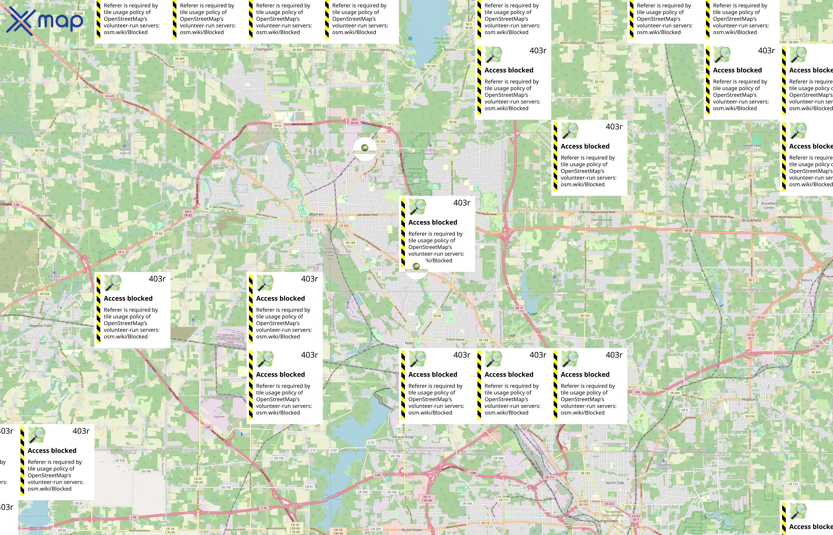 AVI Foodsystems area coverage