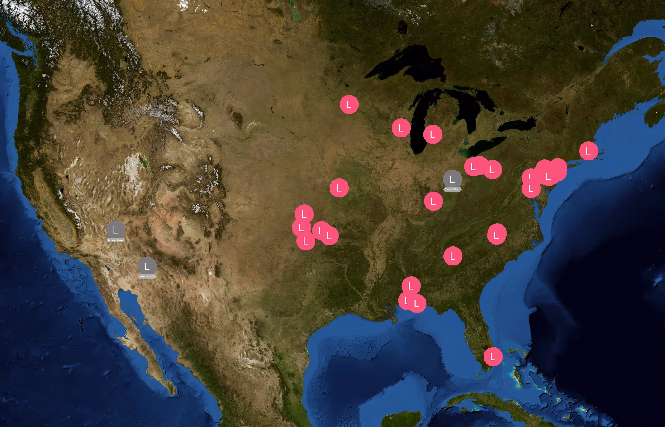 Metals USA state distribution