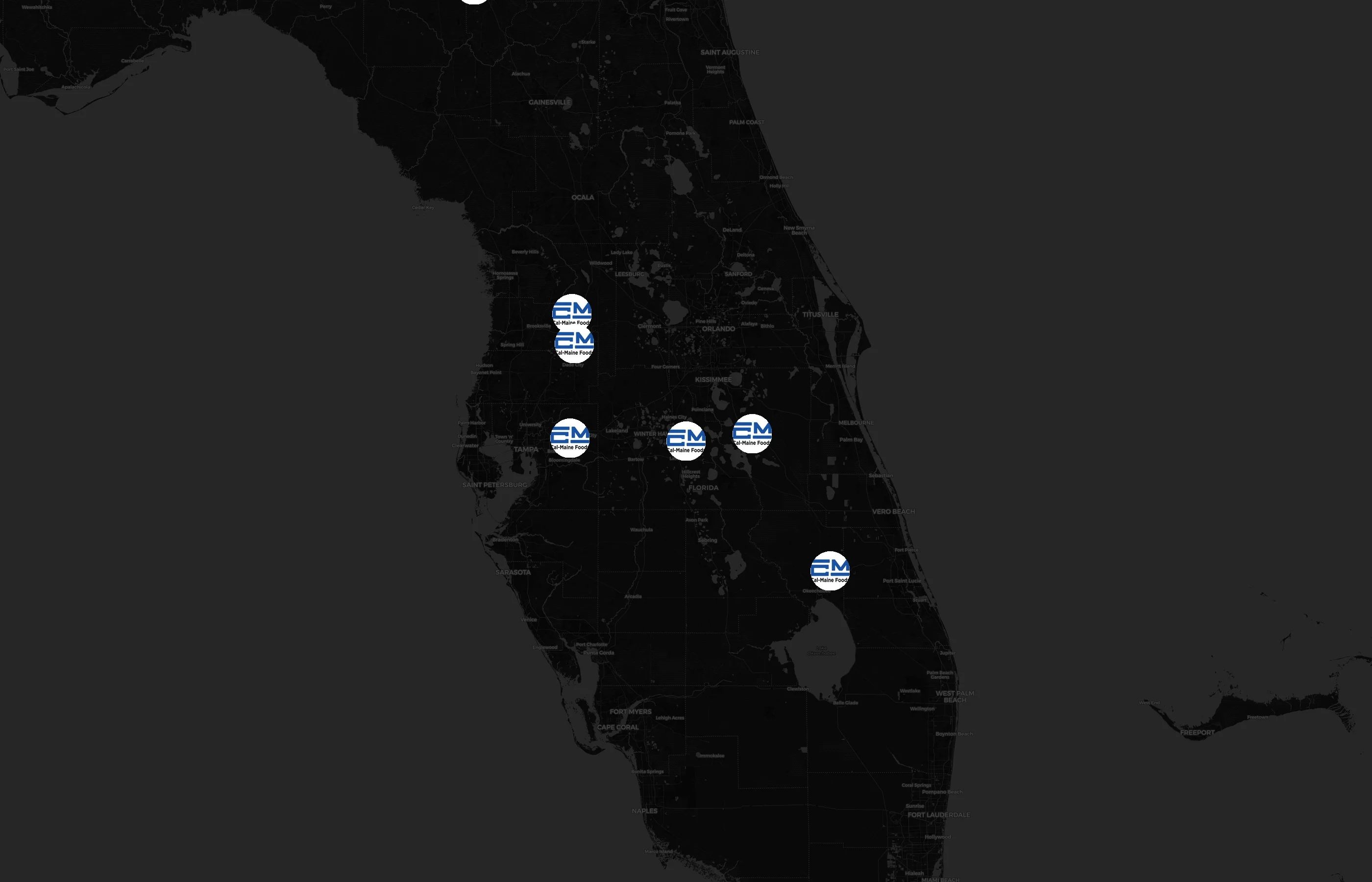 Cal-Maine Foods city distribution