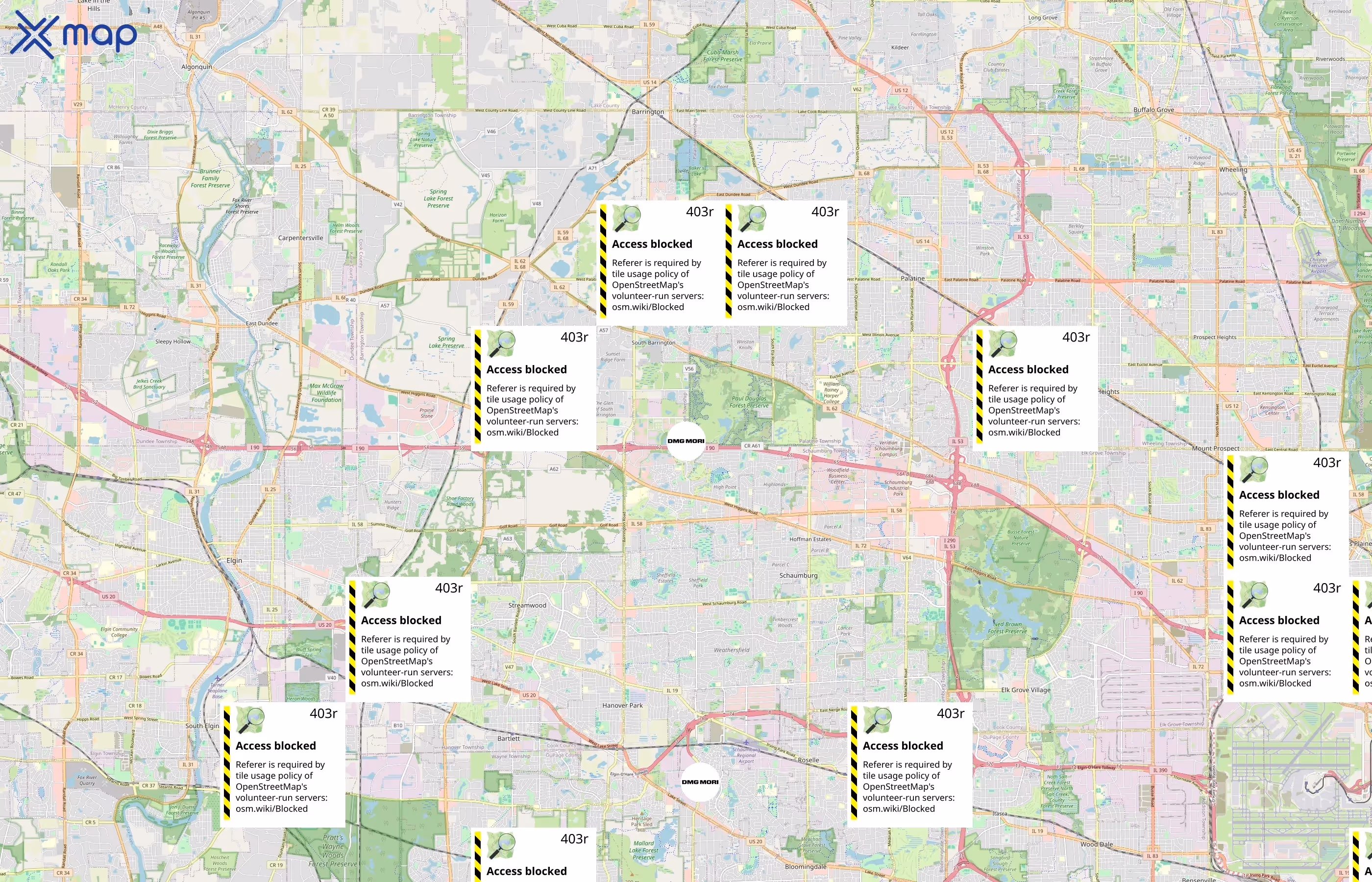 DMG MORI area coverage