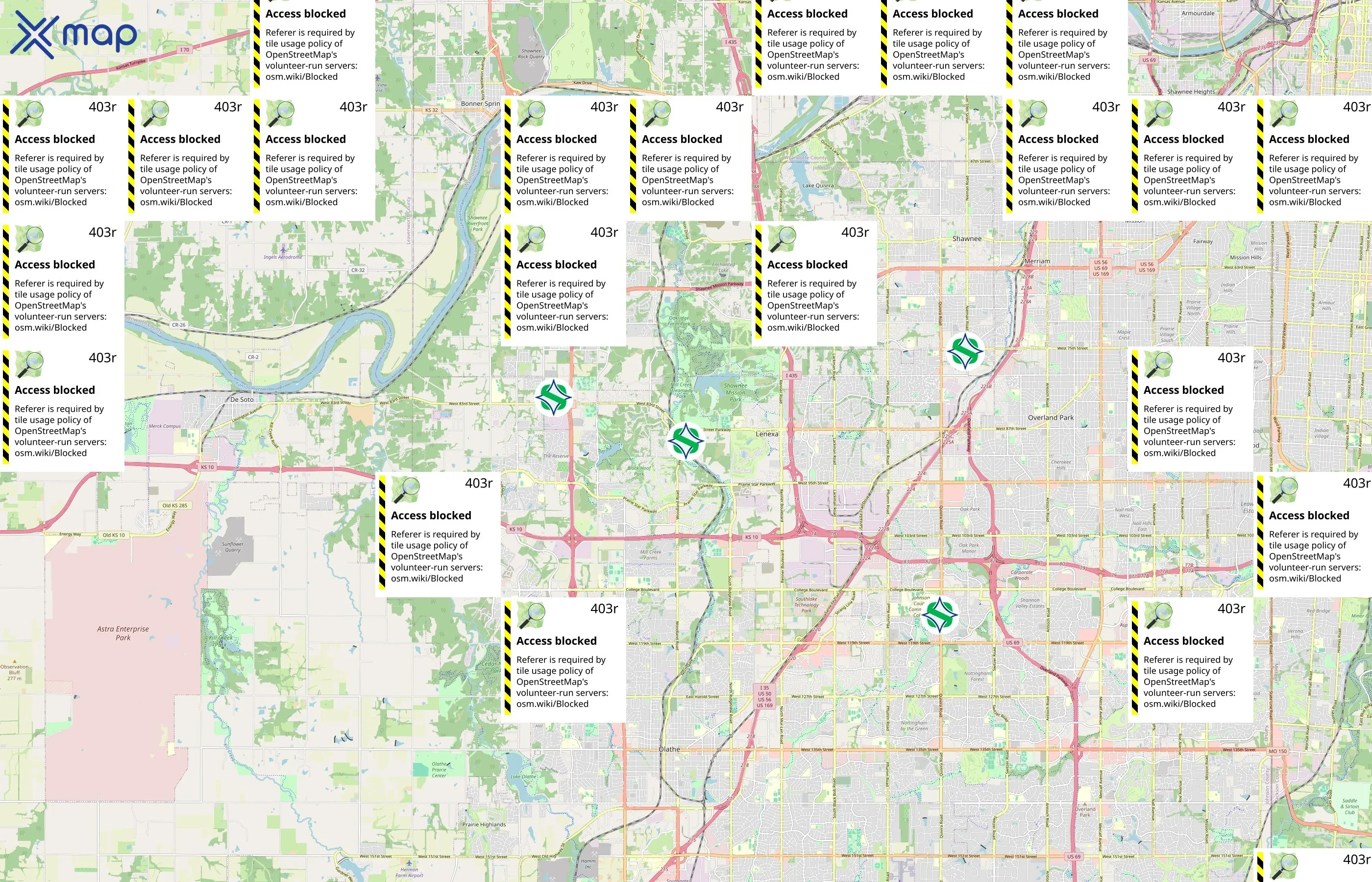 Southern Star Central Gas Pipeline area coverage