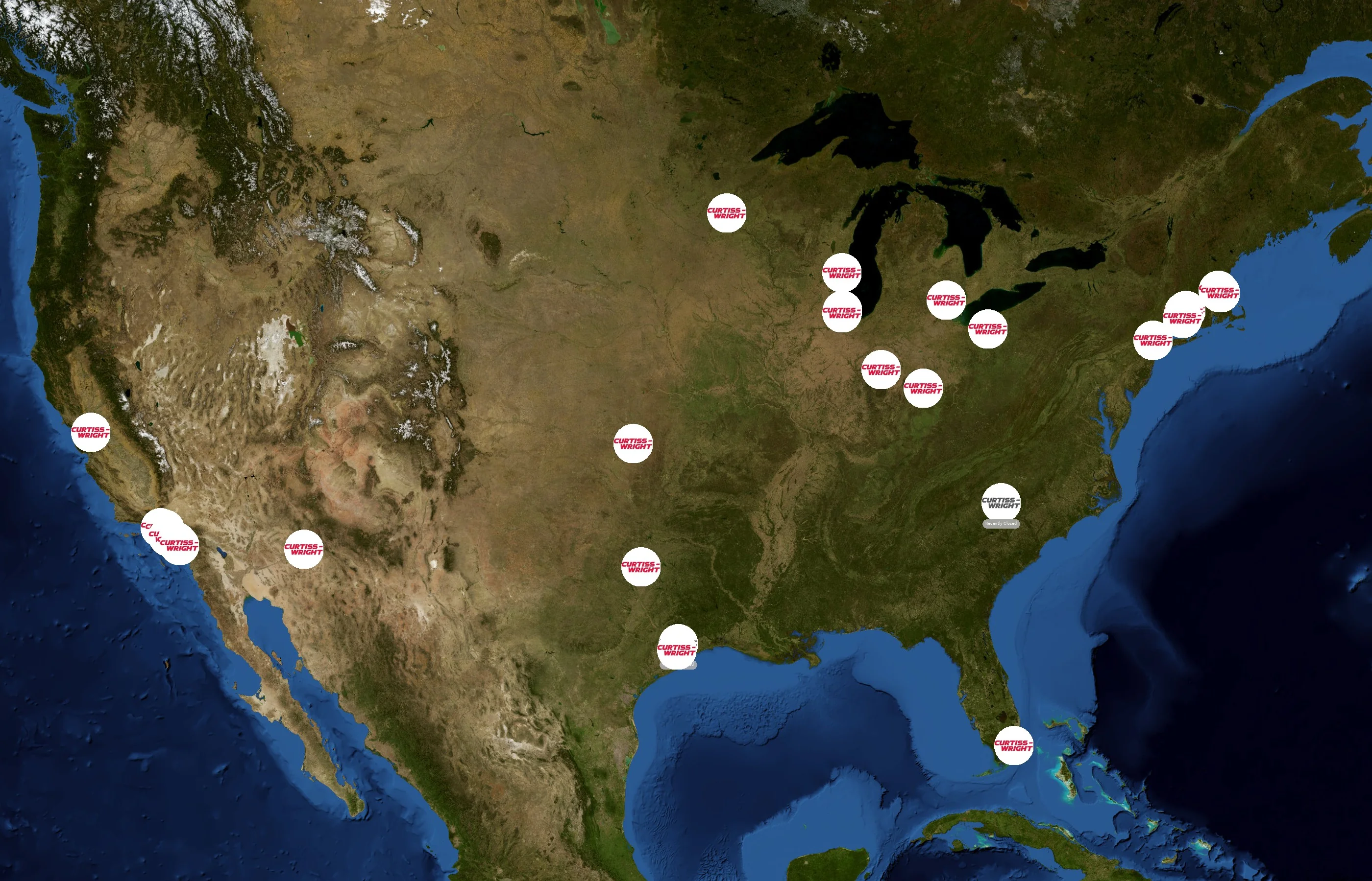 Curtiss-Wright Surface Technologies state distribution