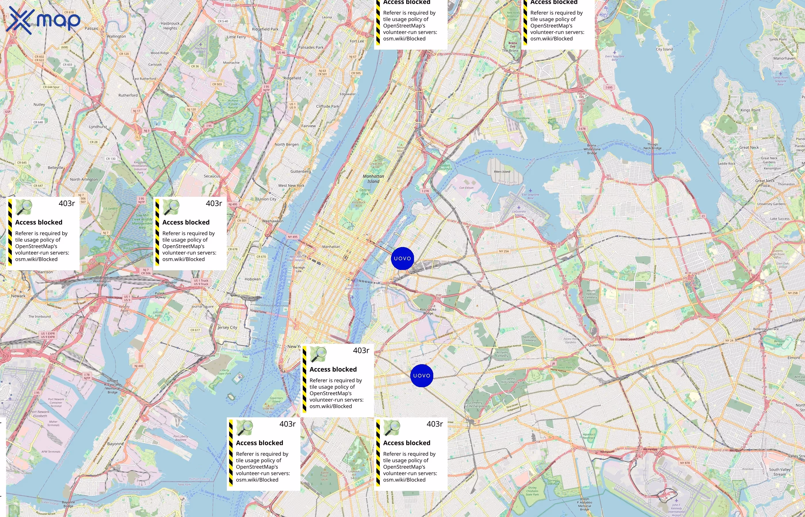 UOVO area coverage