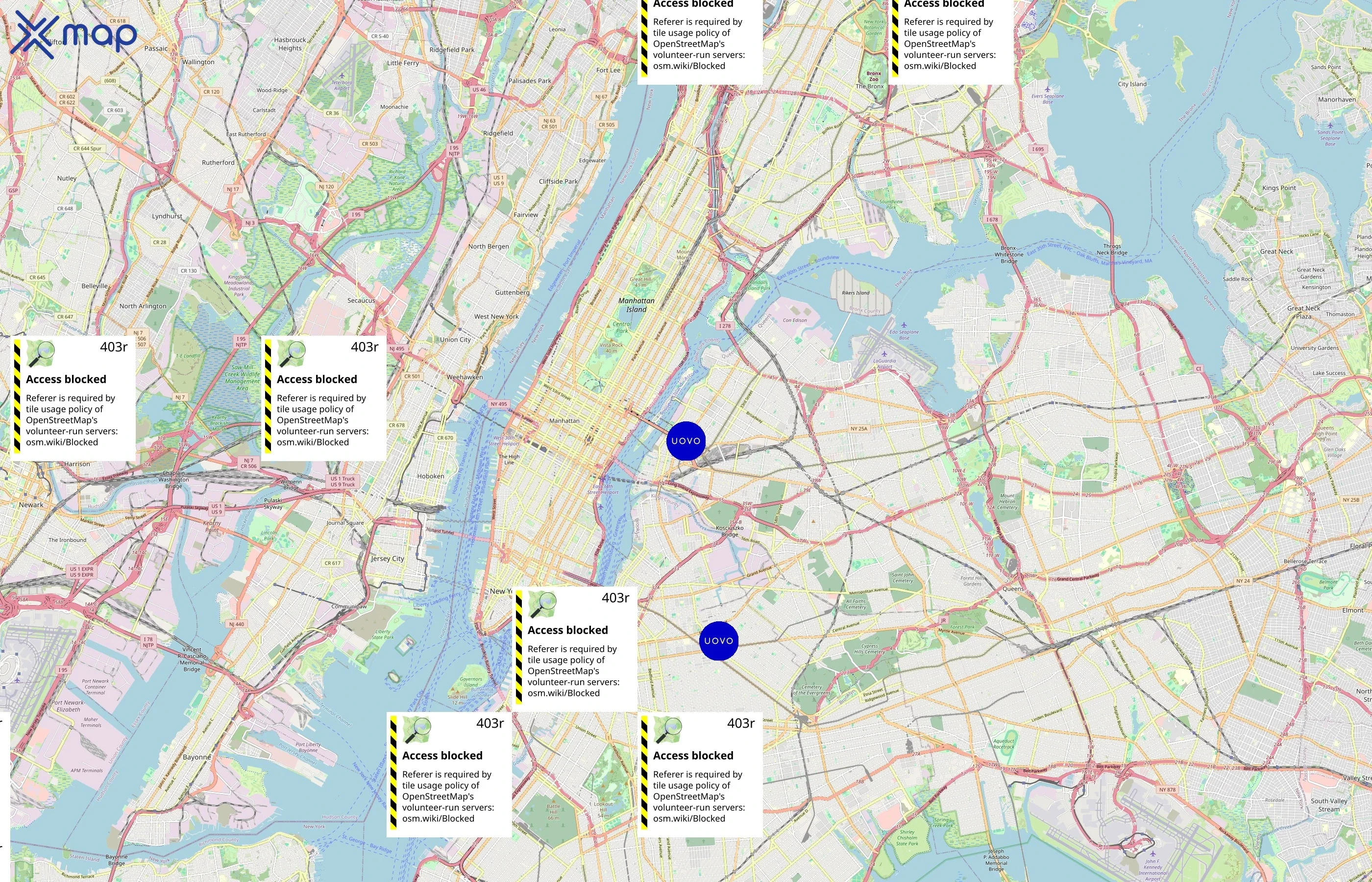 UOVO area coverage