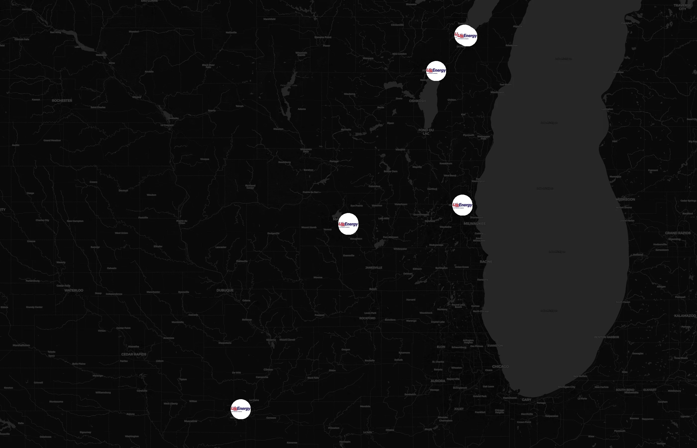 U.S. Energy city distribution