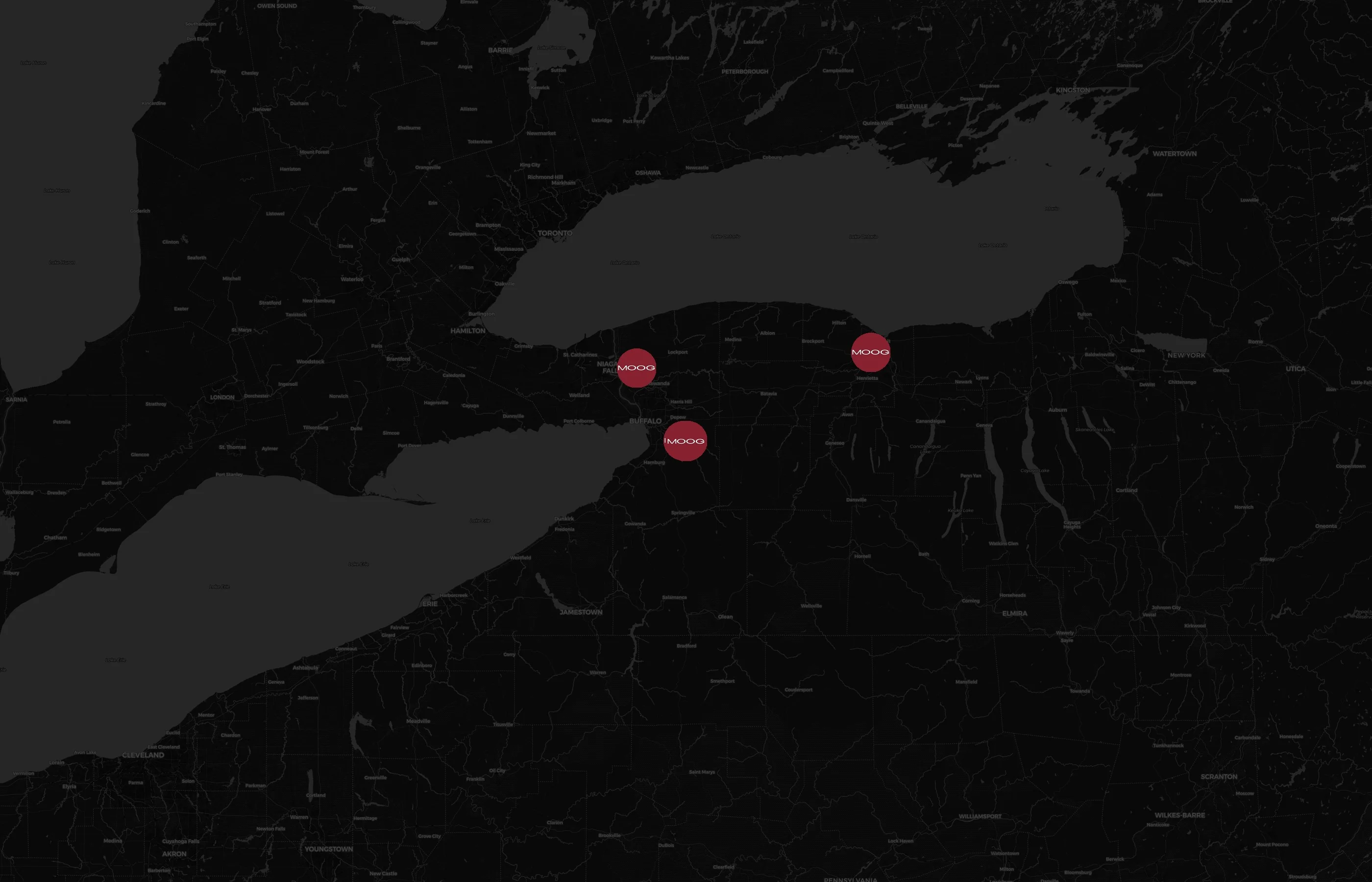 Moog Inc. city distribution