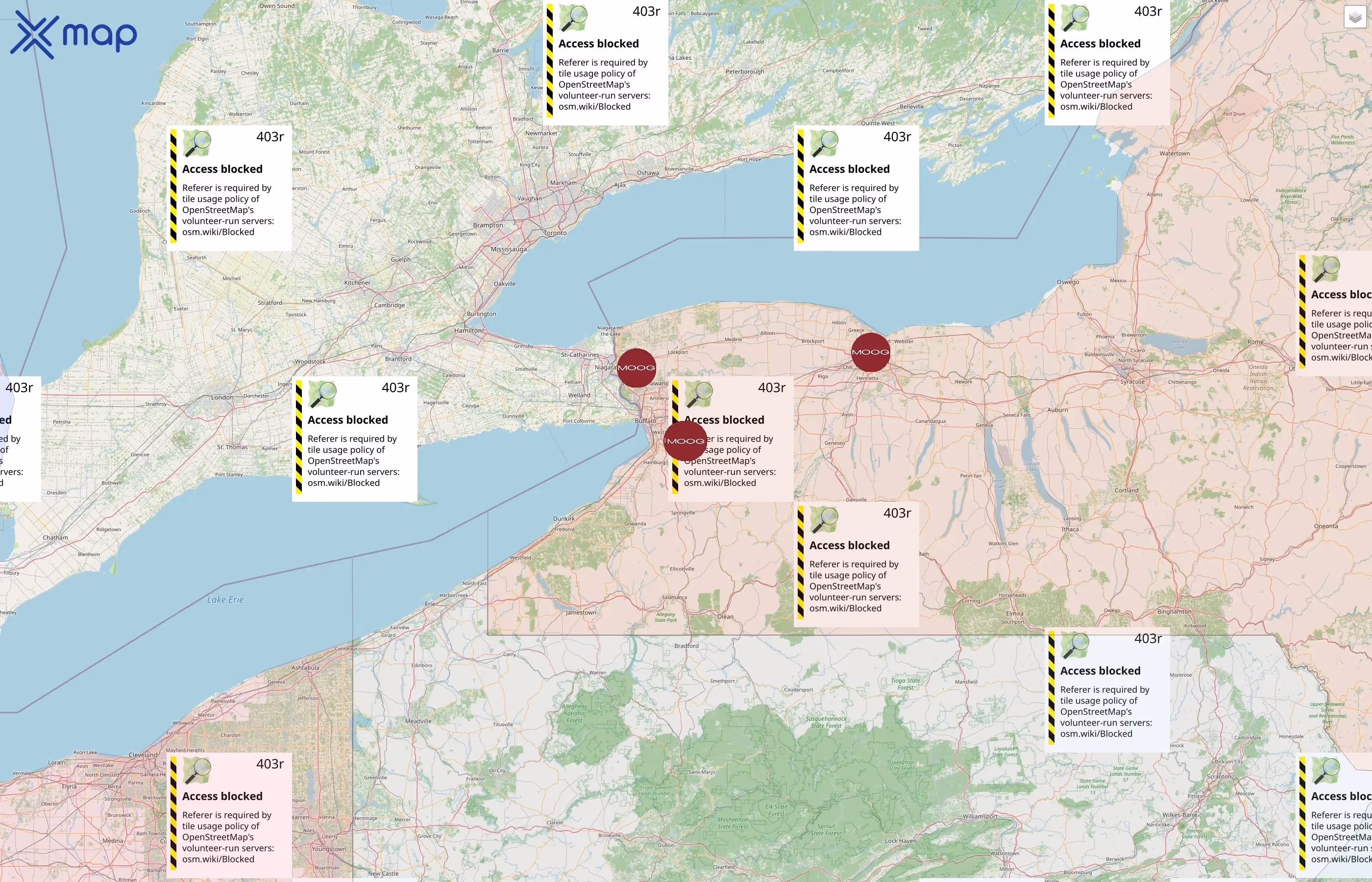 Moog Inc. street hotspots