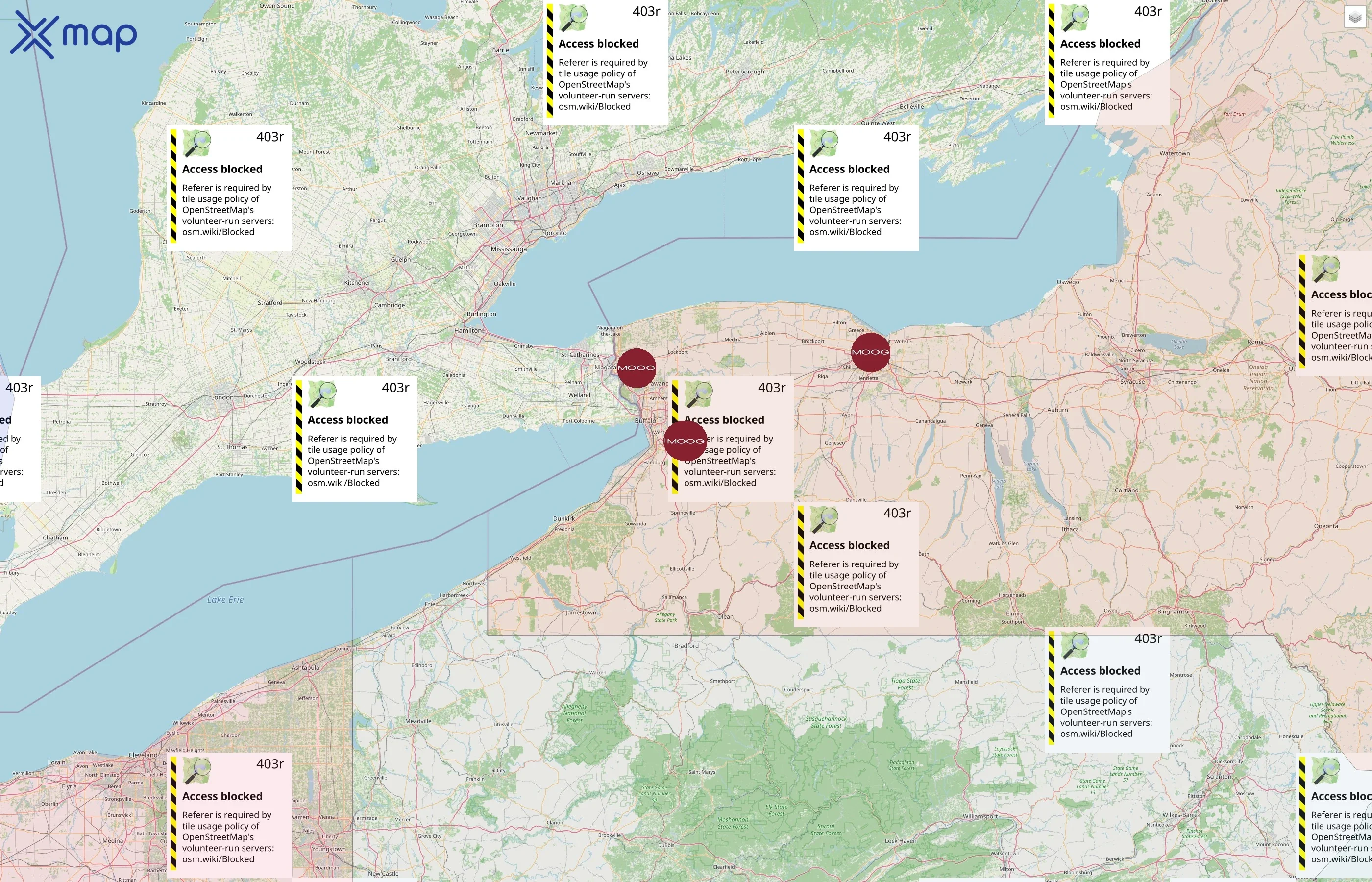 Moog Inc. street hotspots