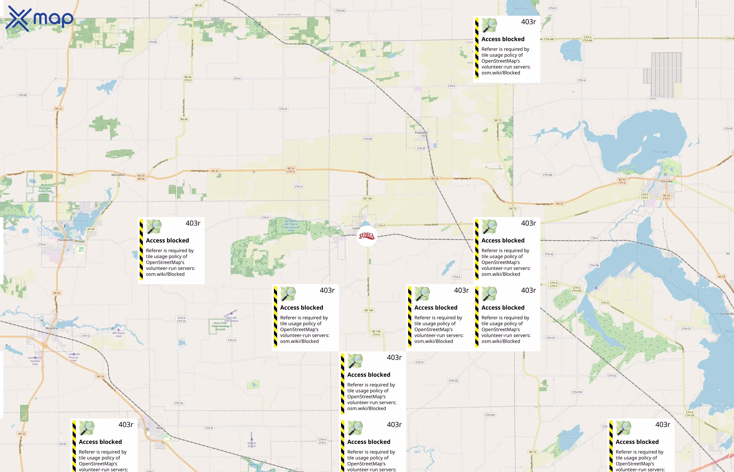 Seneca Foods Corporation area coverage
