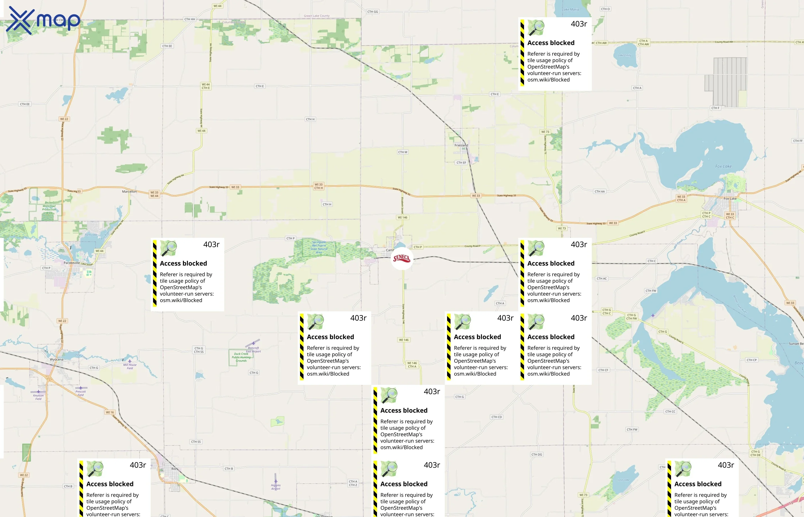 Seneca Foods Corporation area coverage