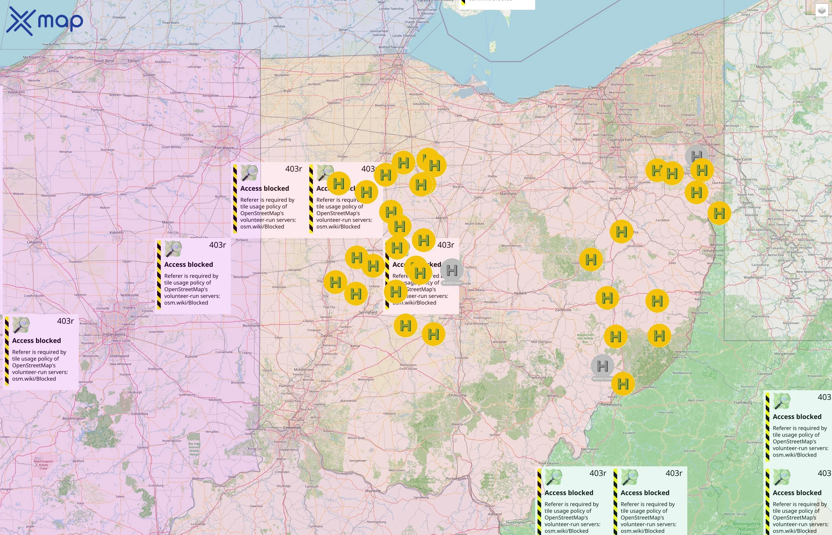 Heritage Cooperative street hotspots