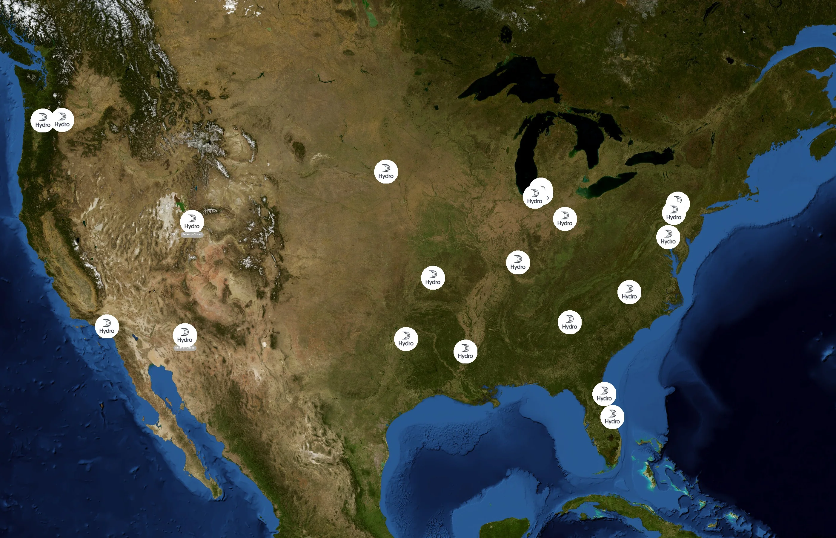 Hydro state distribution