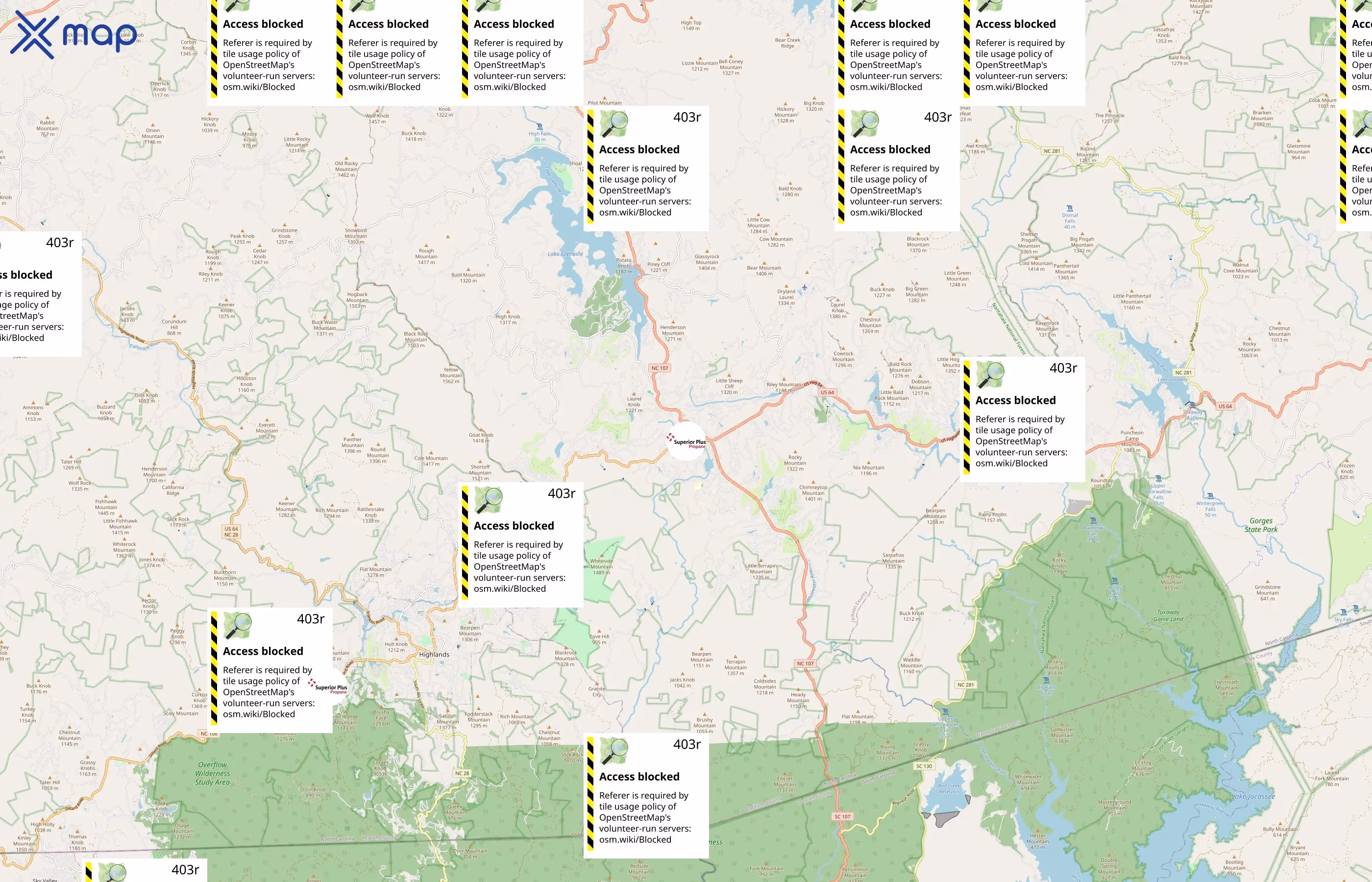 Freeman Gas area coverage