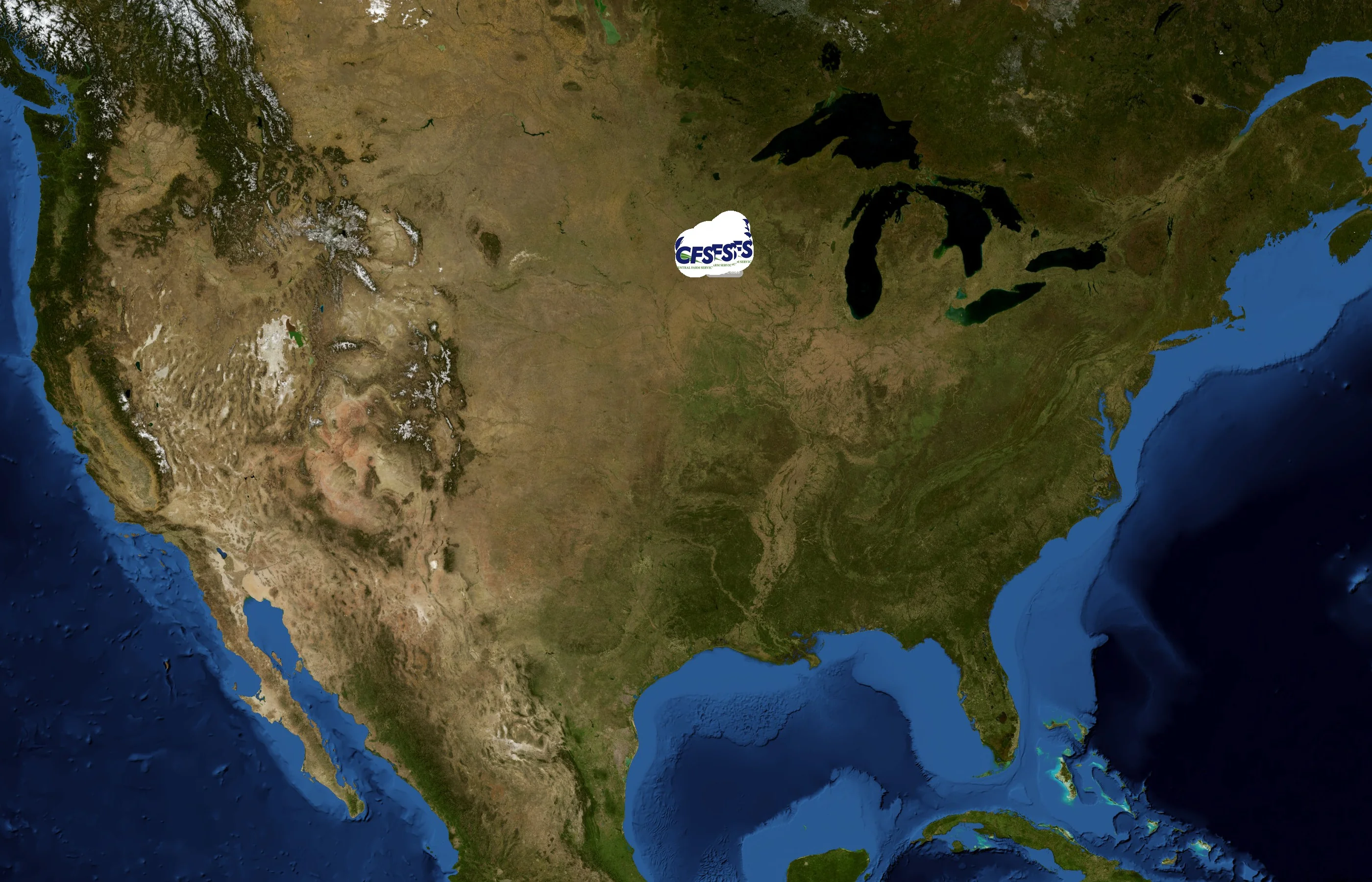 Central Farm Service state distribution