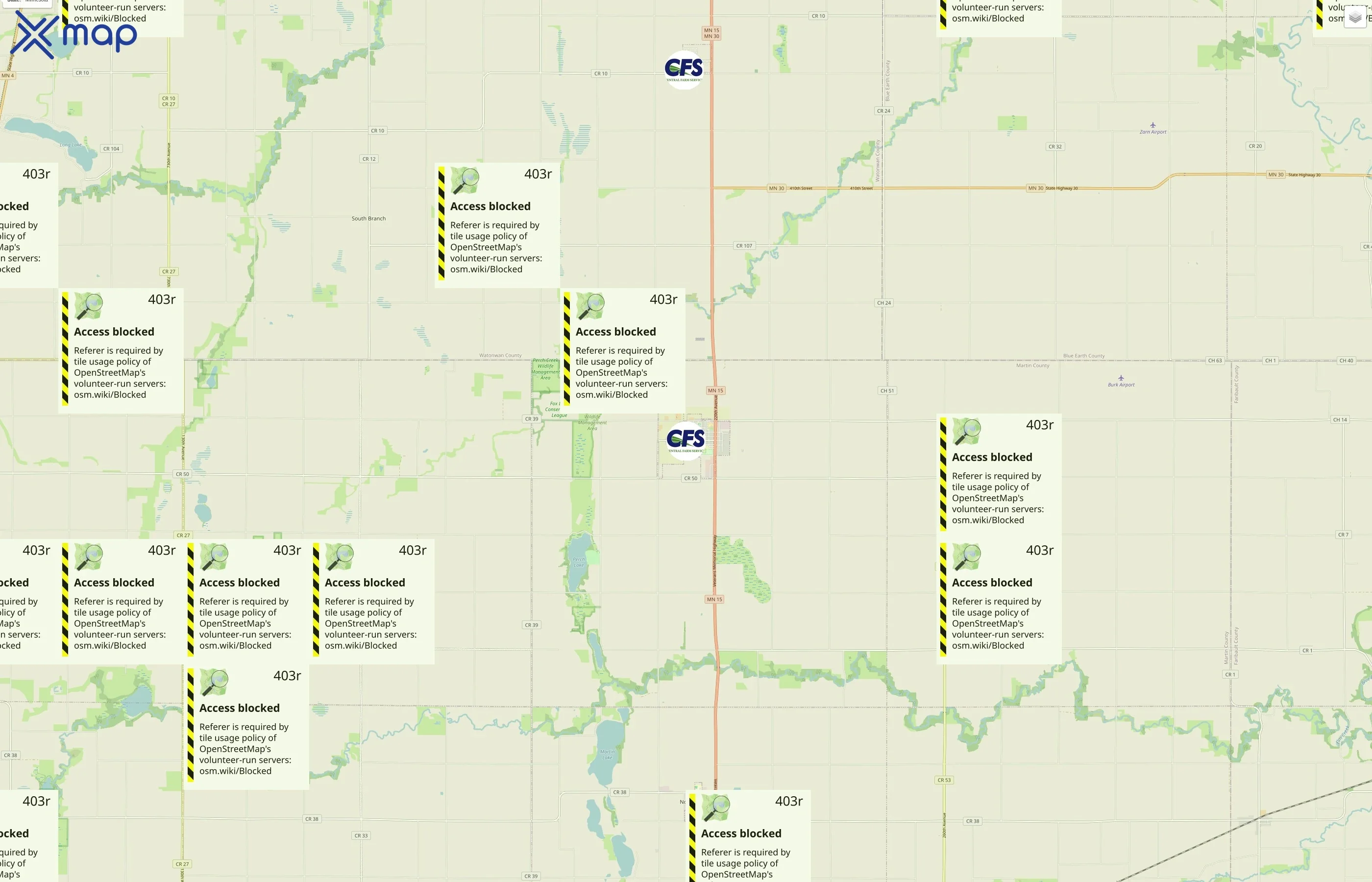 Central Farm Service traffic data