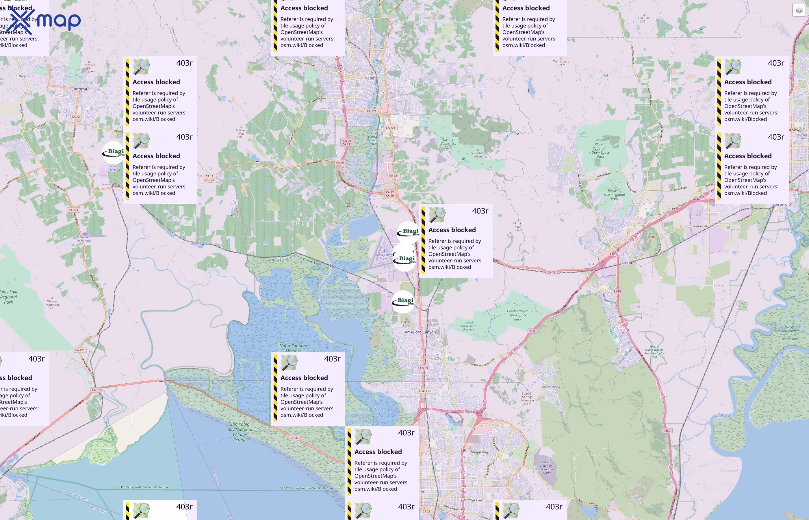 Biagi Bros. traffic data