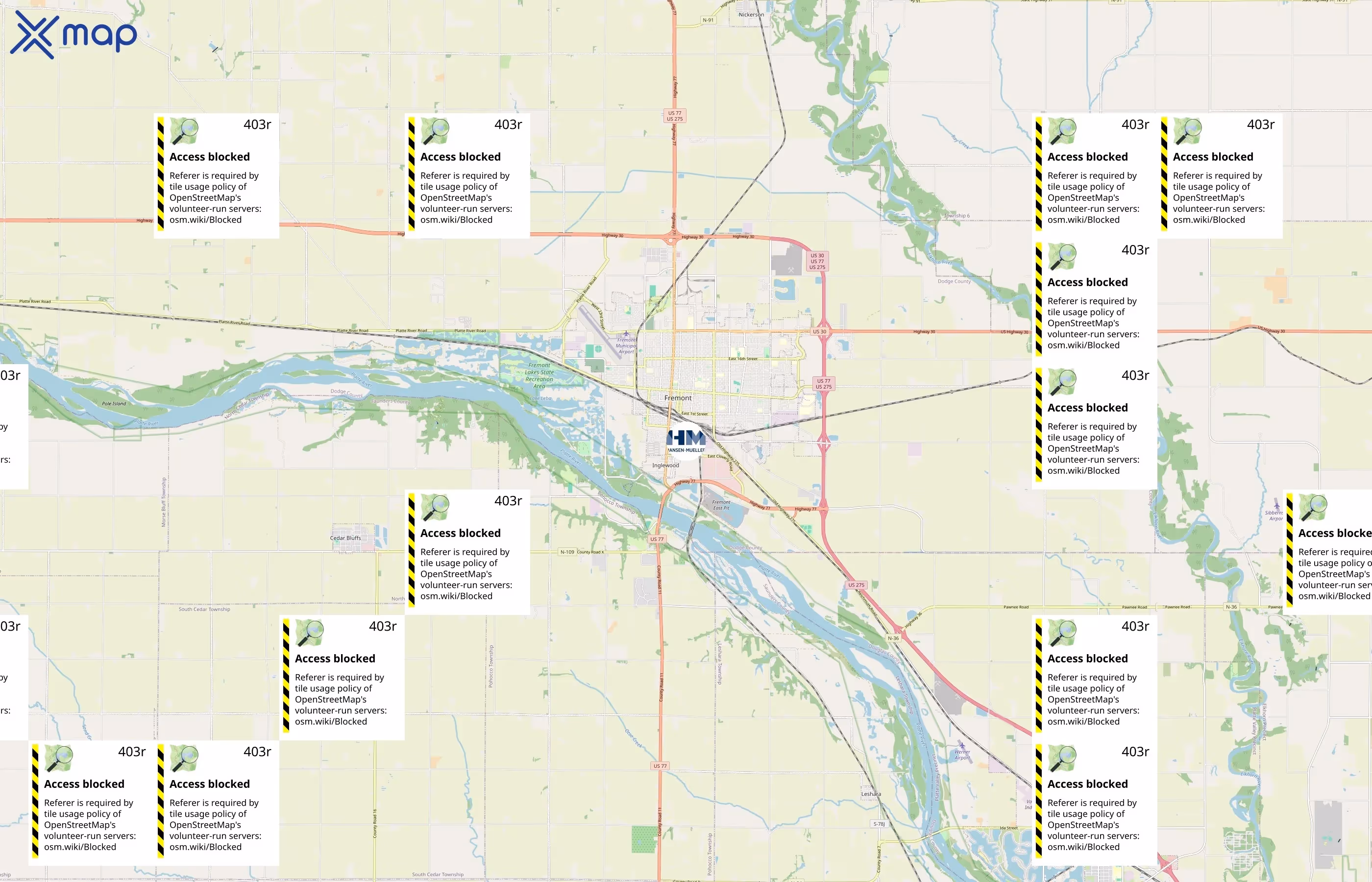 Hansen-Mueller area coverage