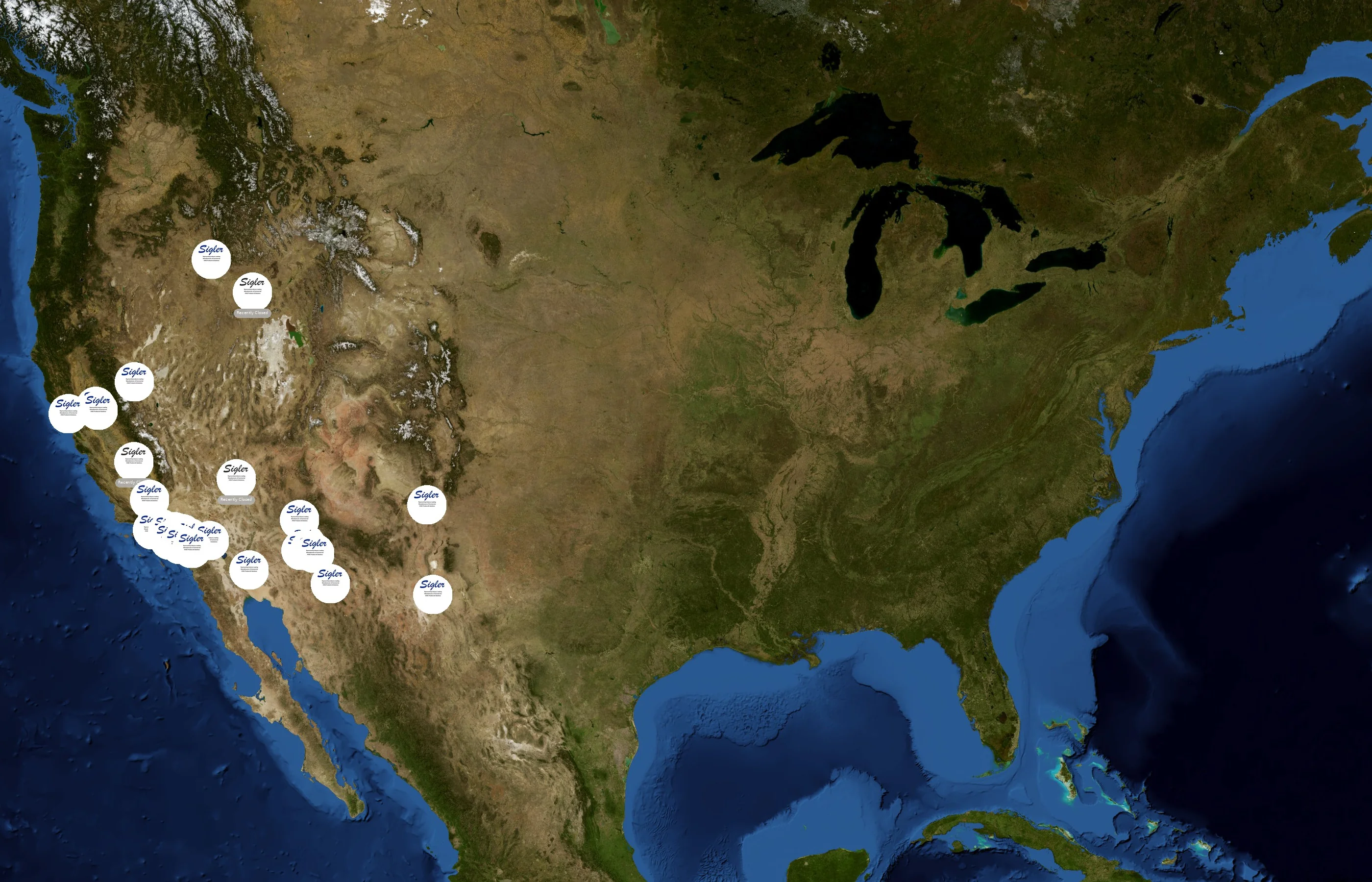 Russell Sigler Inc state distribution