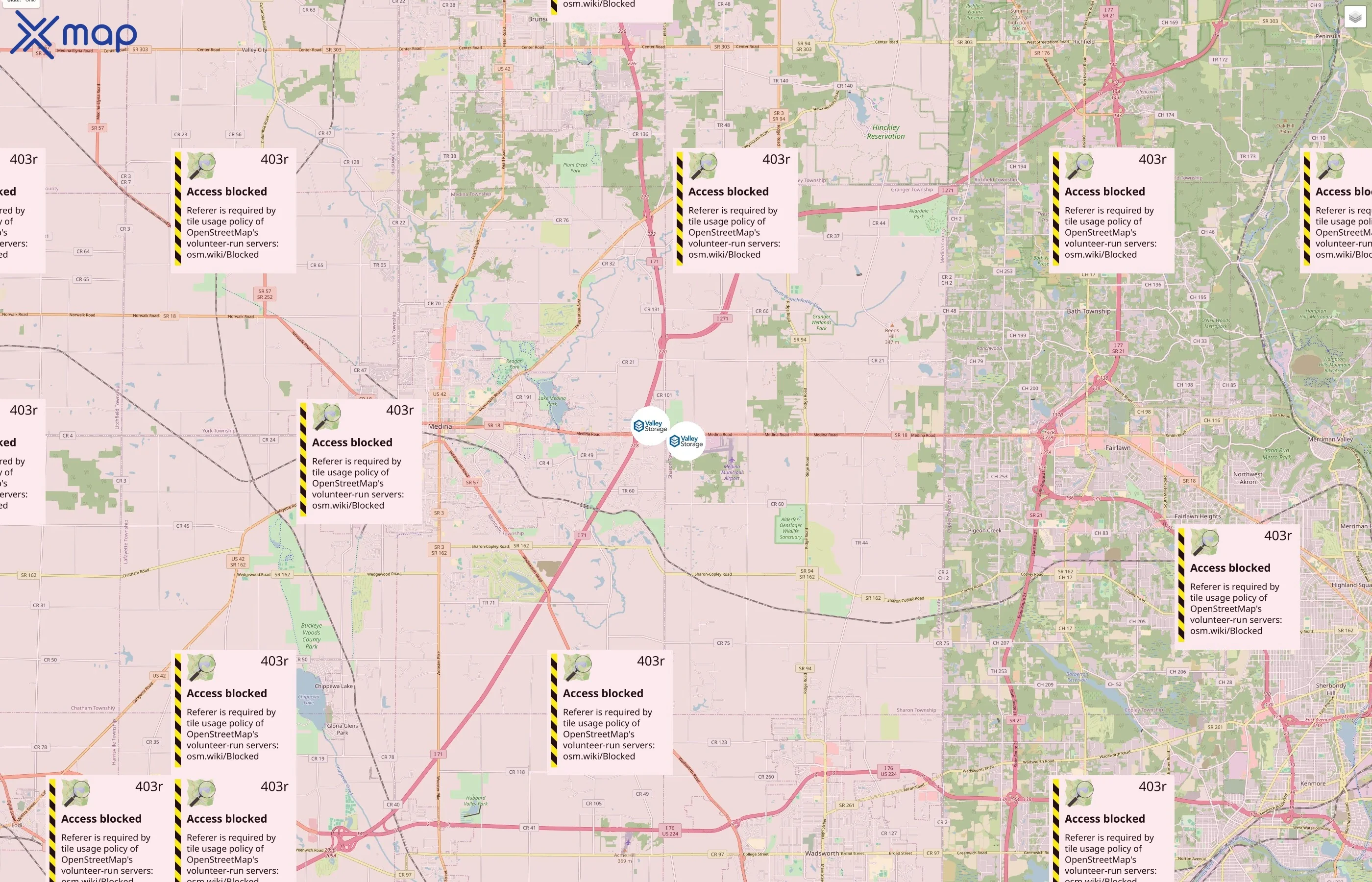 Valley Storage traffic data