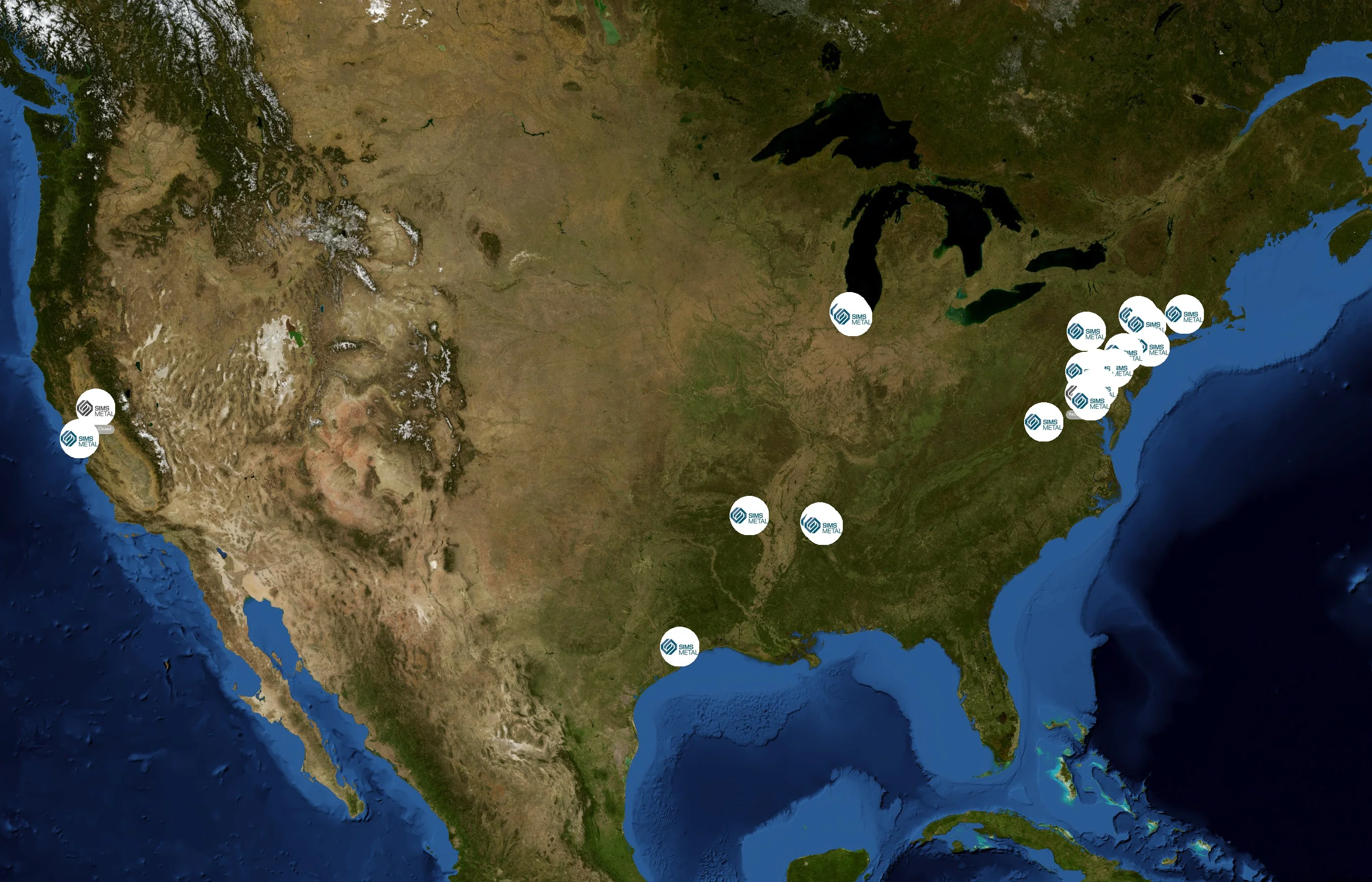 Sims Metal Management state distribution