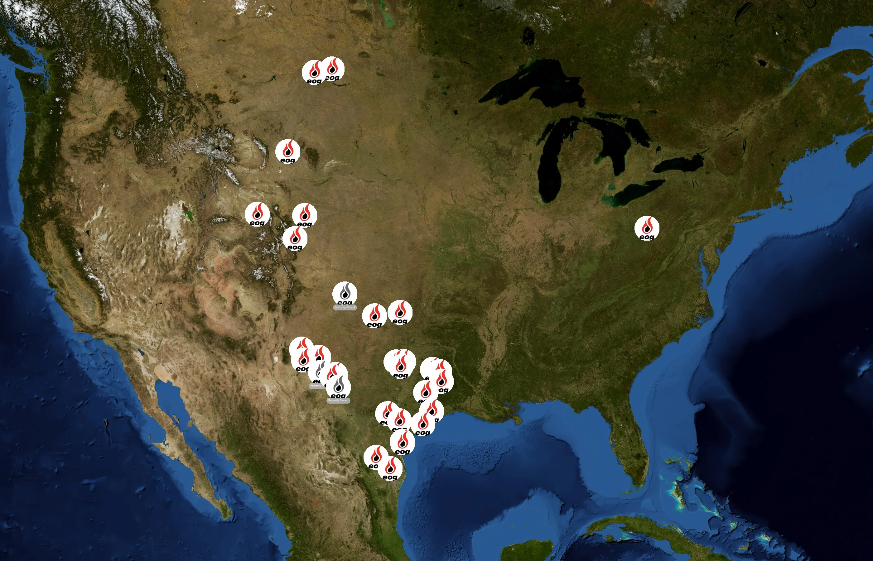 EOG Resources state distribution