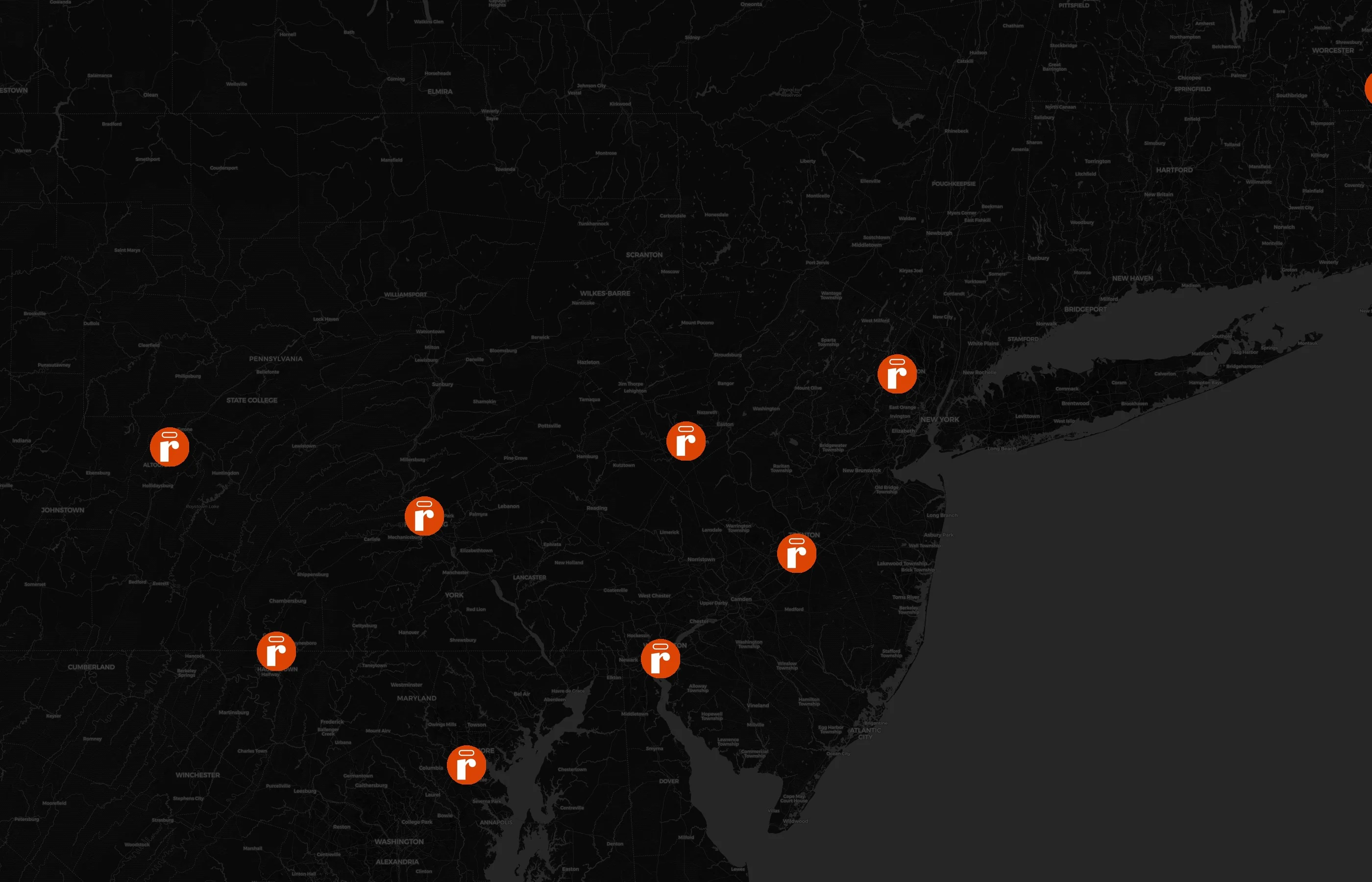InReach city distribution