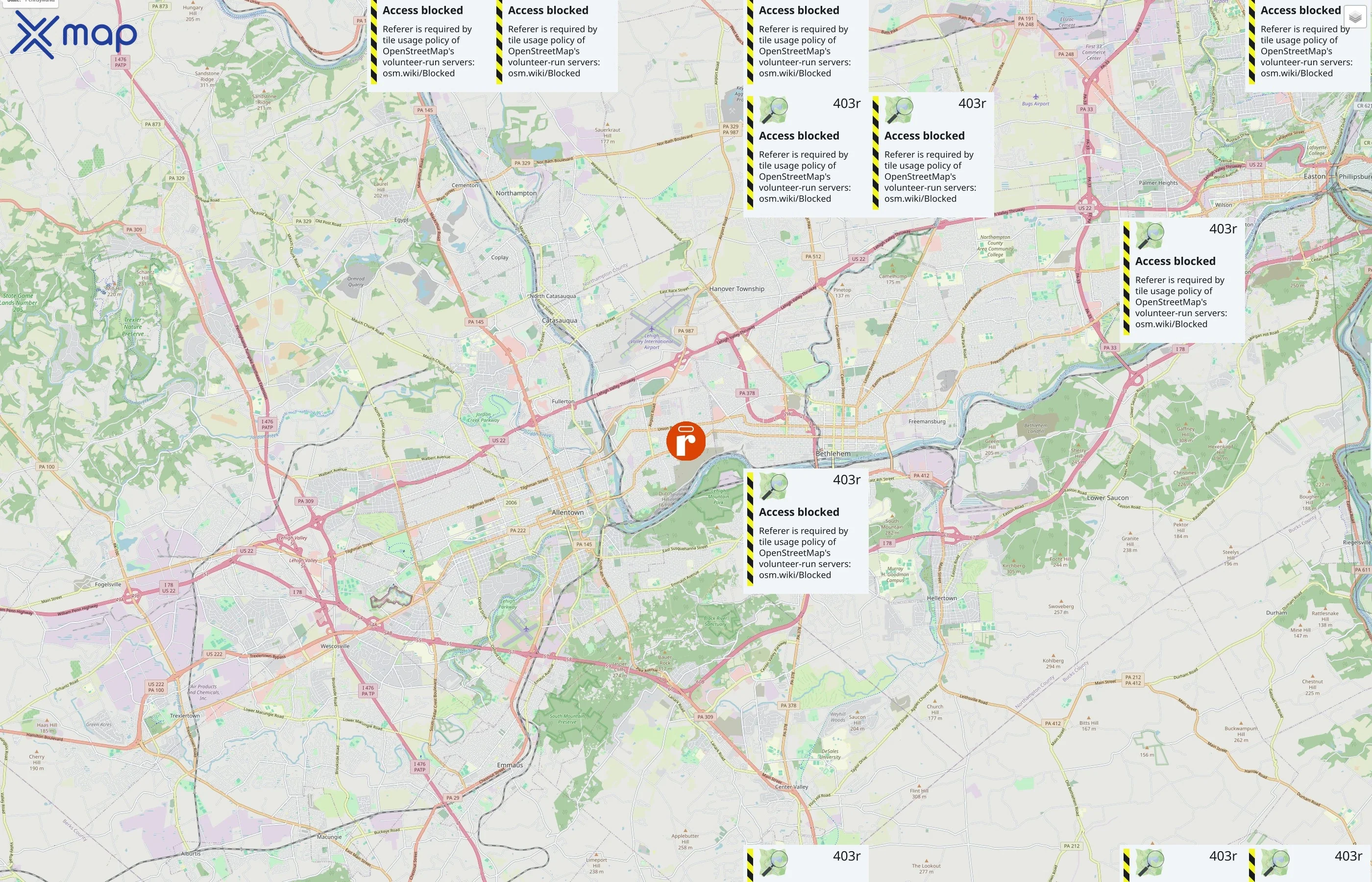 InReach traffic data