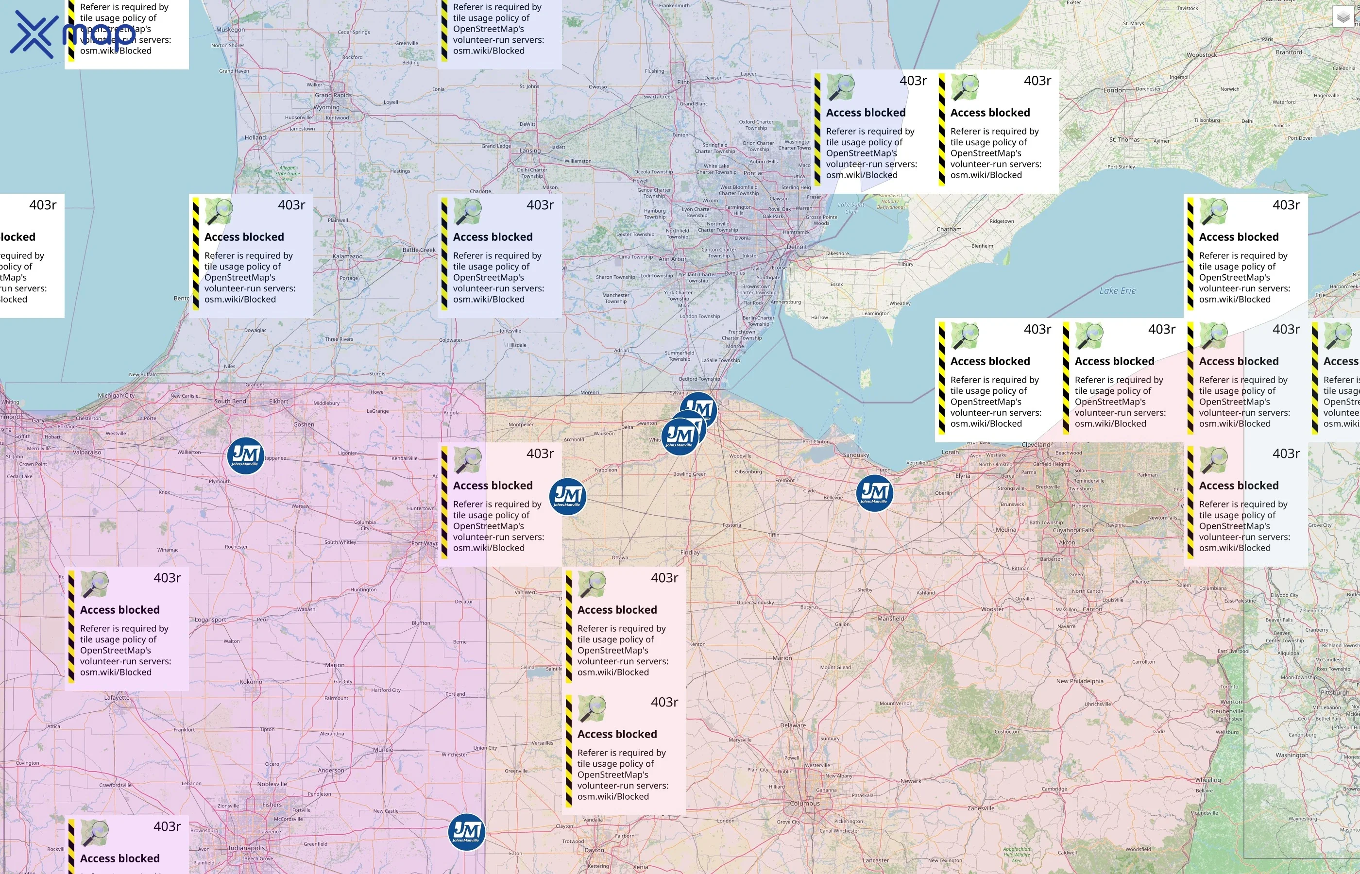 Johns Manville street hotspots