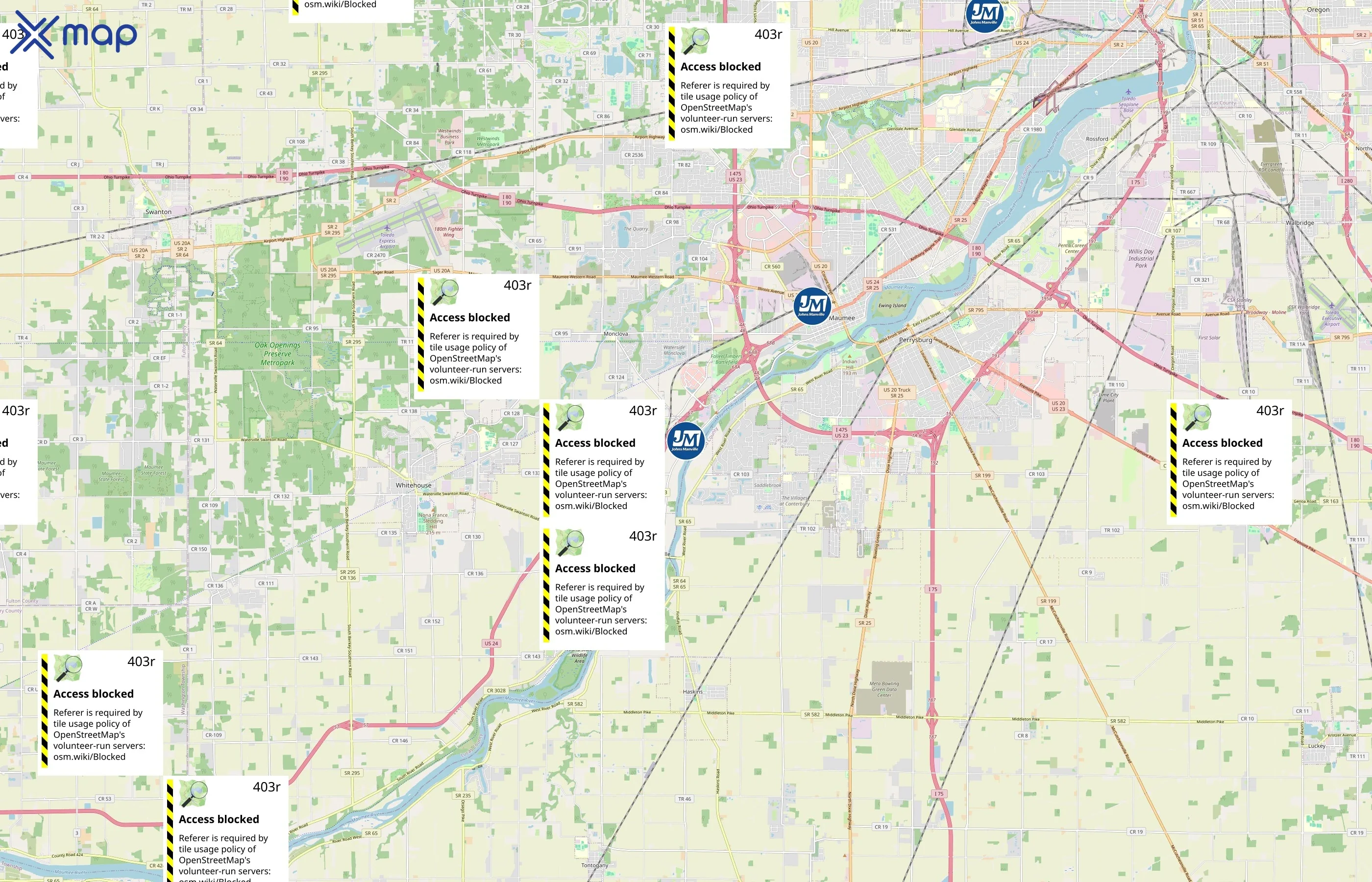 Johns Manville area coverage