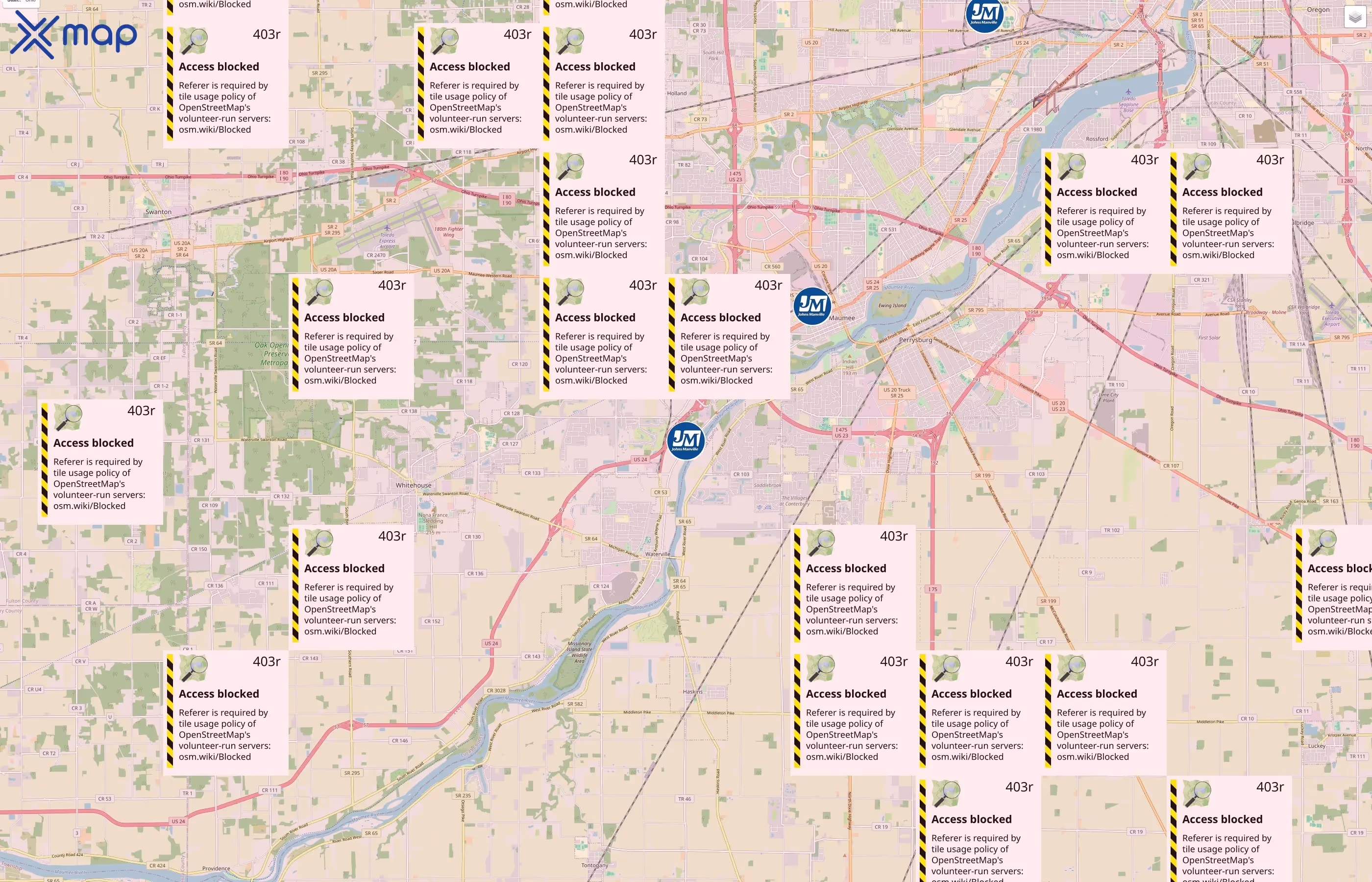 Johns Manville traffic data