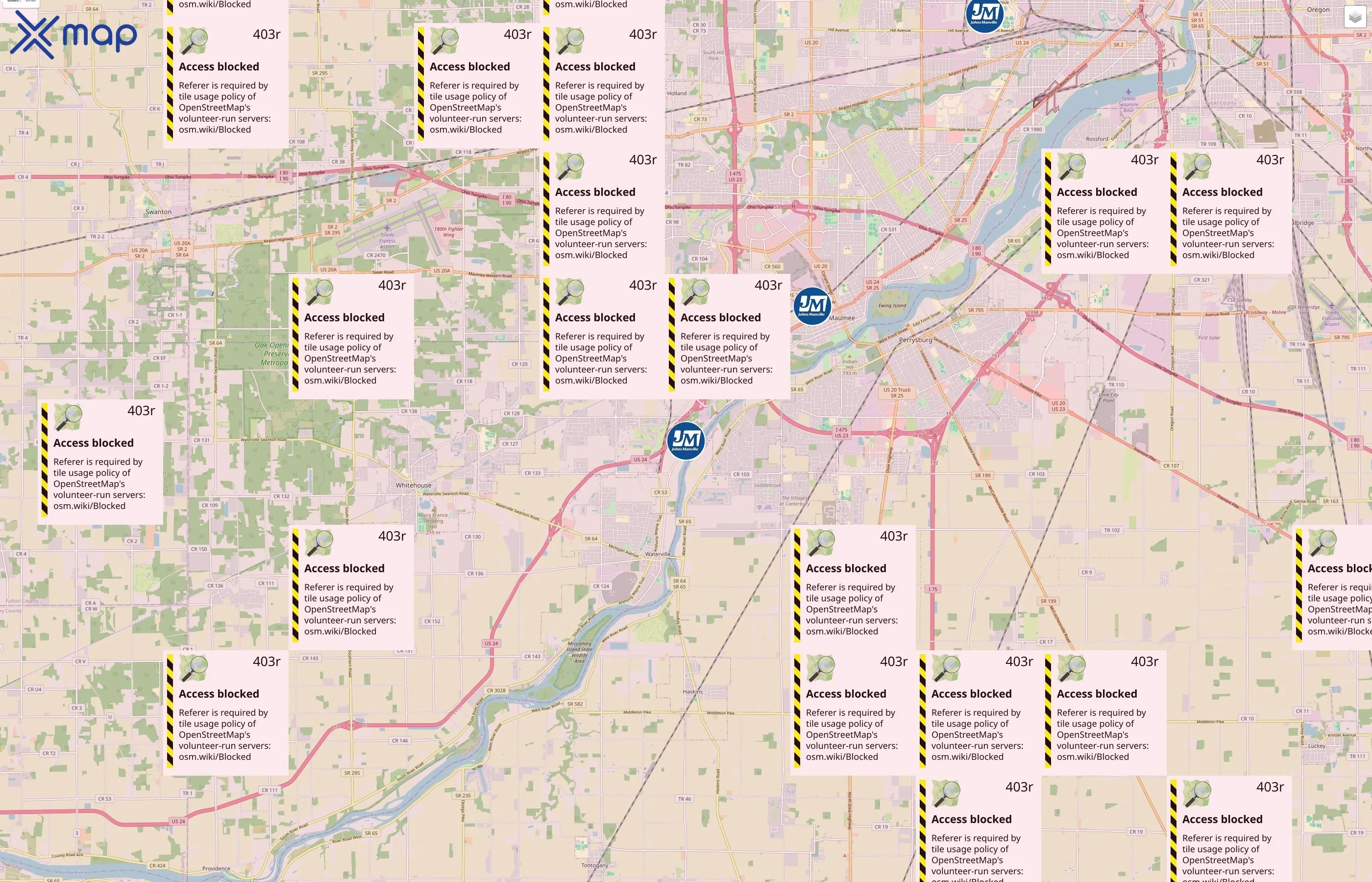Johns Manville traffic data