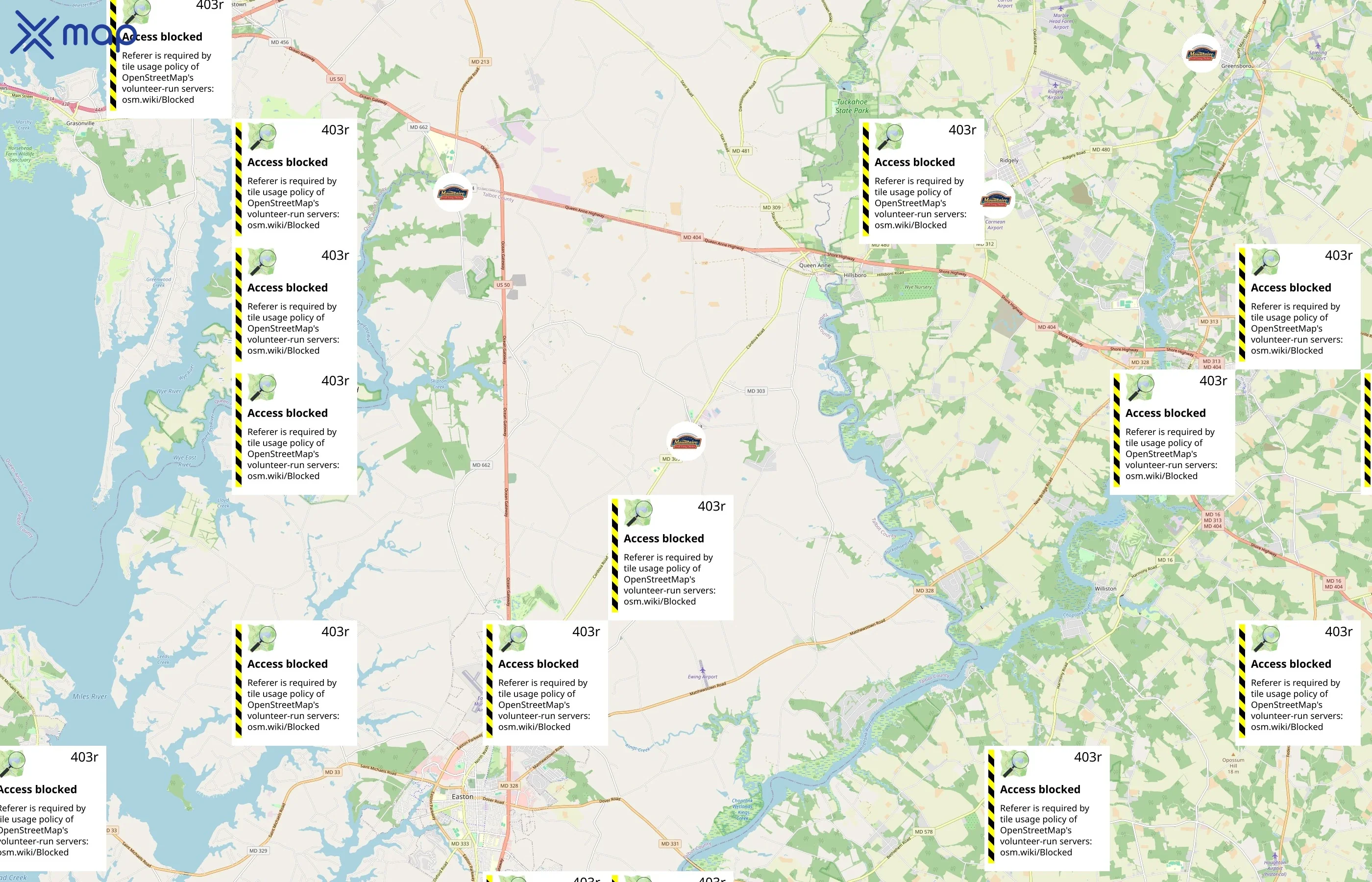 Mountaire Farms area coverage